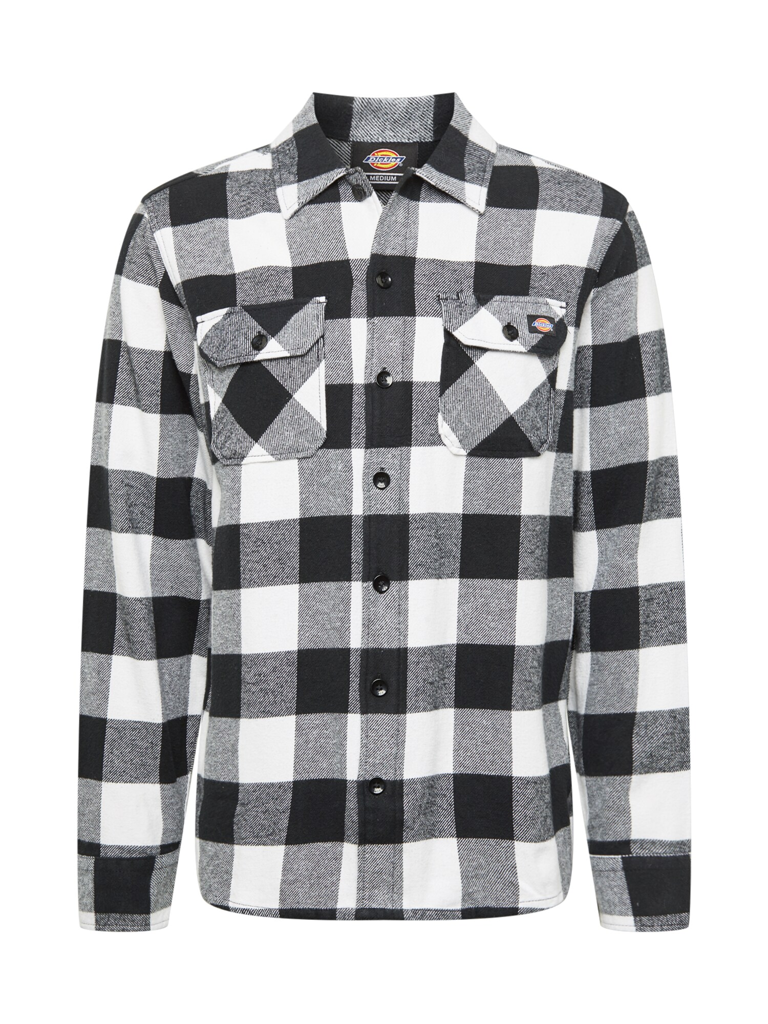 DICKIES Košeľa 'Sacramento'  čierna / biela