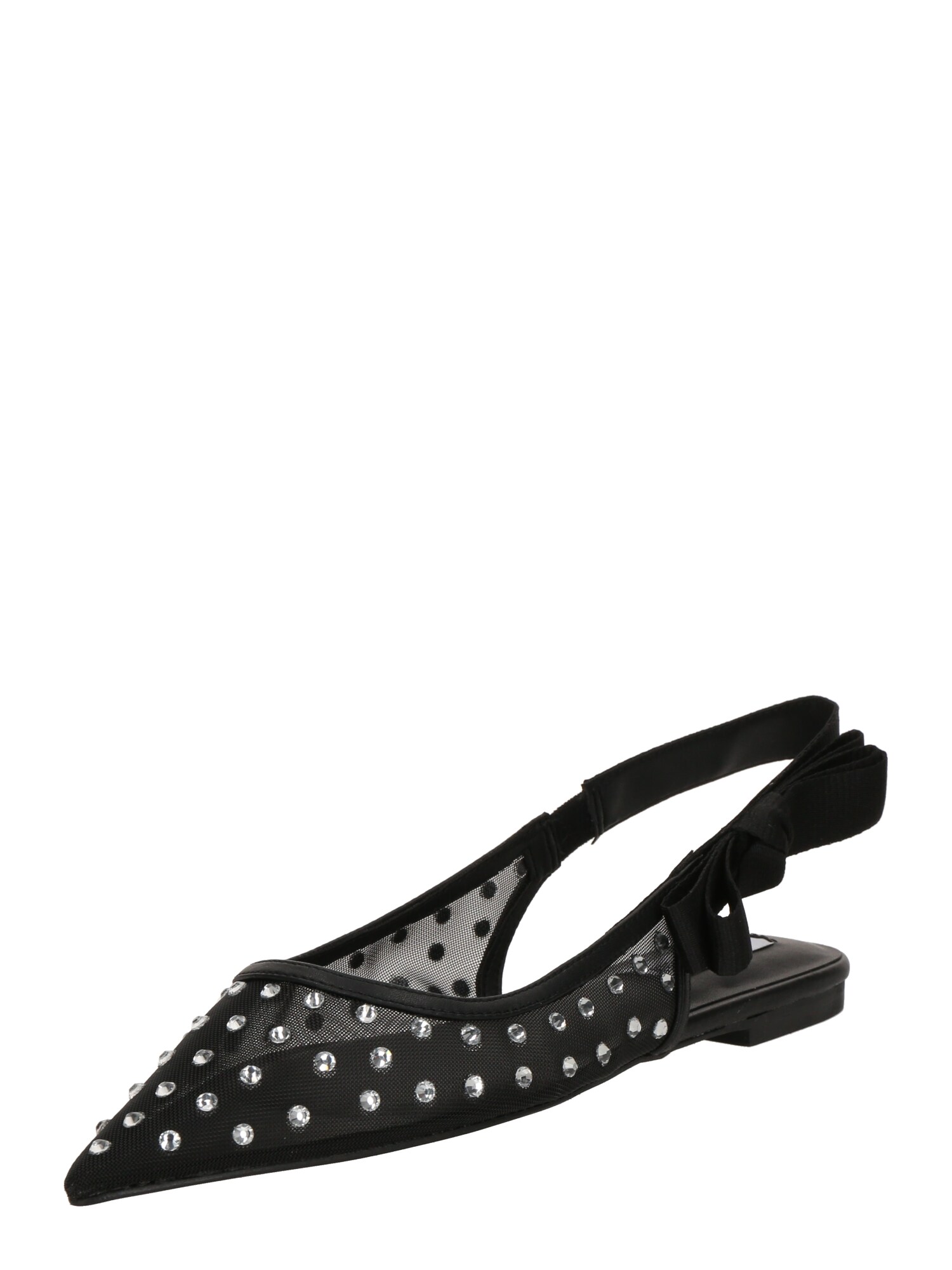 STEVE MADDEN Bokaszíj balerina 'Olyvia-R'  fekete / ezüst akciós termékkép 1