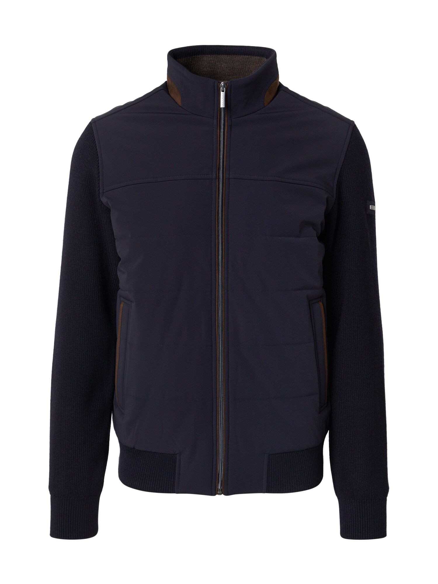 bugatti Geacă de primăvară-toamnă  albastru marin / maro