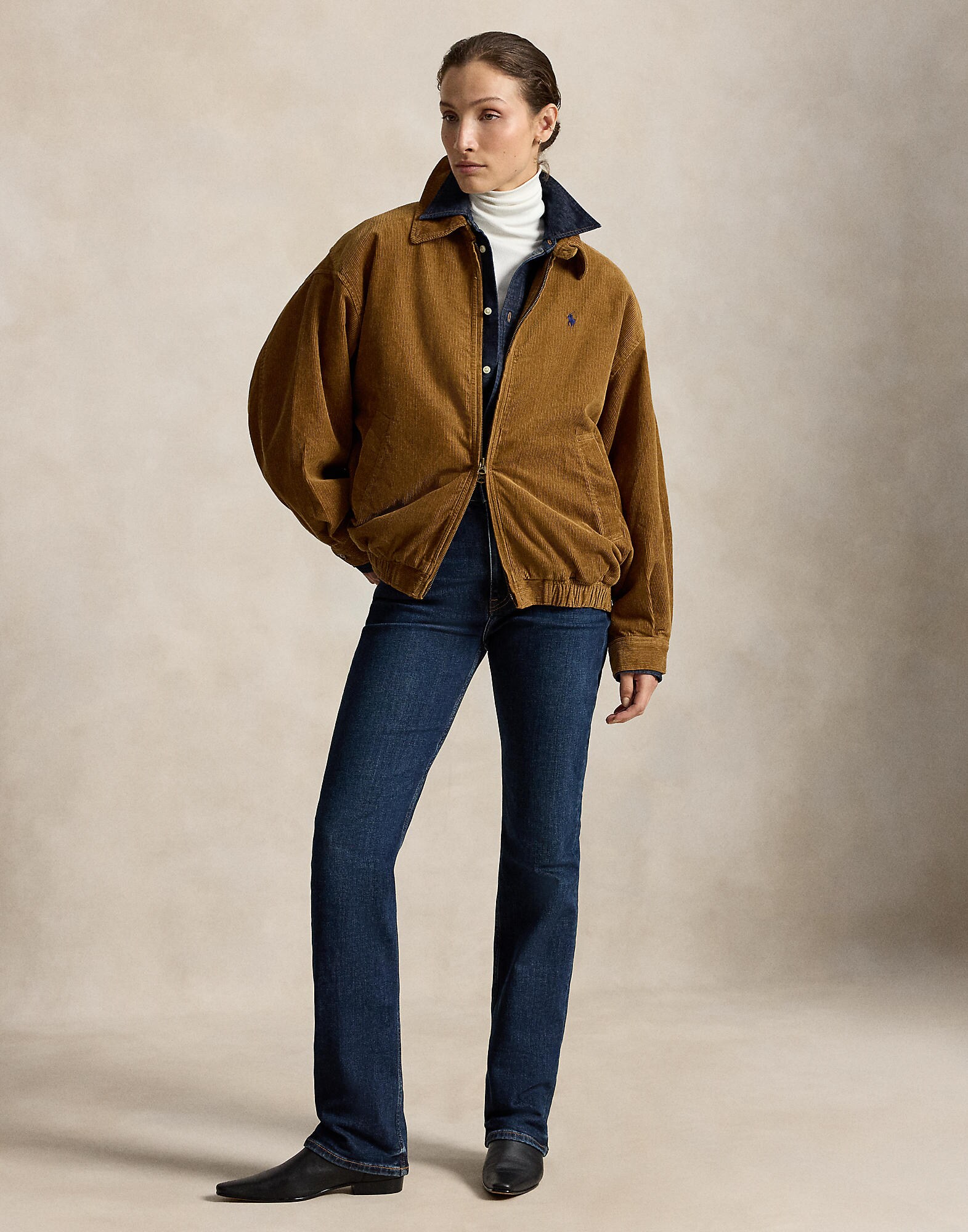 Polo Ralph Lauren Chaqueta de entretiempo  caramelo – imagen 4