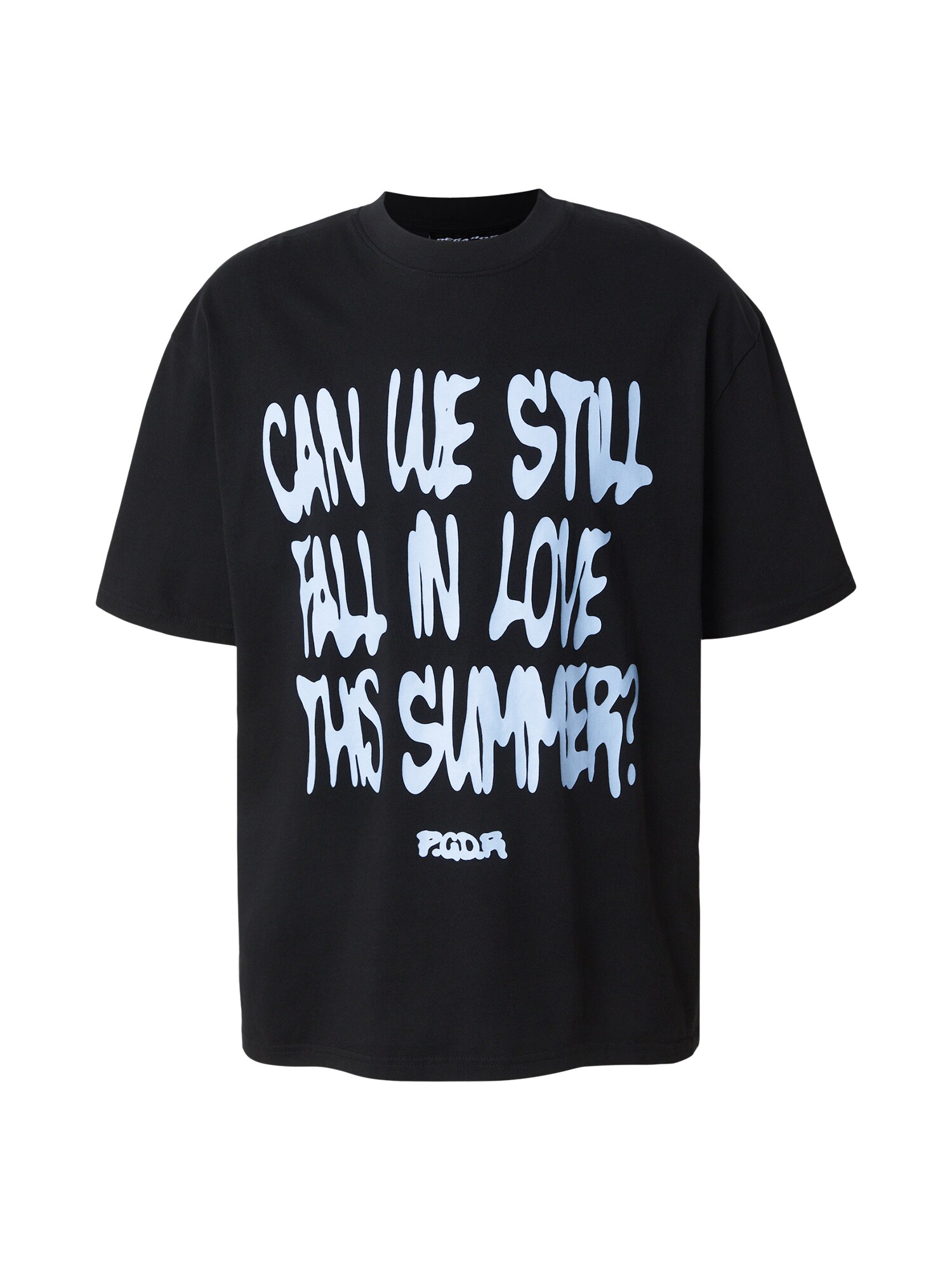 Pegador Camiseta 'Elgin' azul claro / negro
