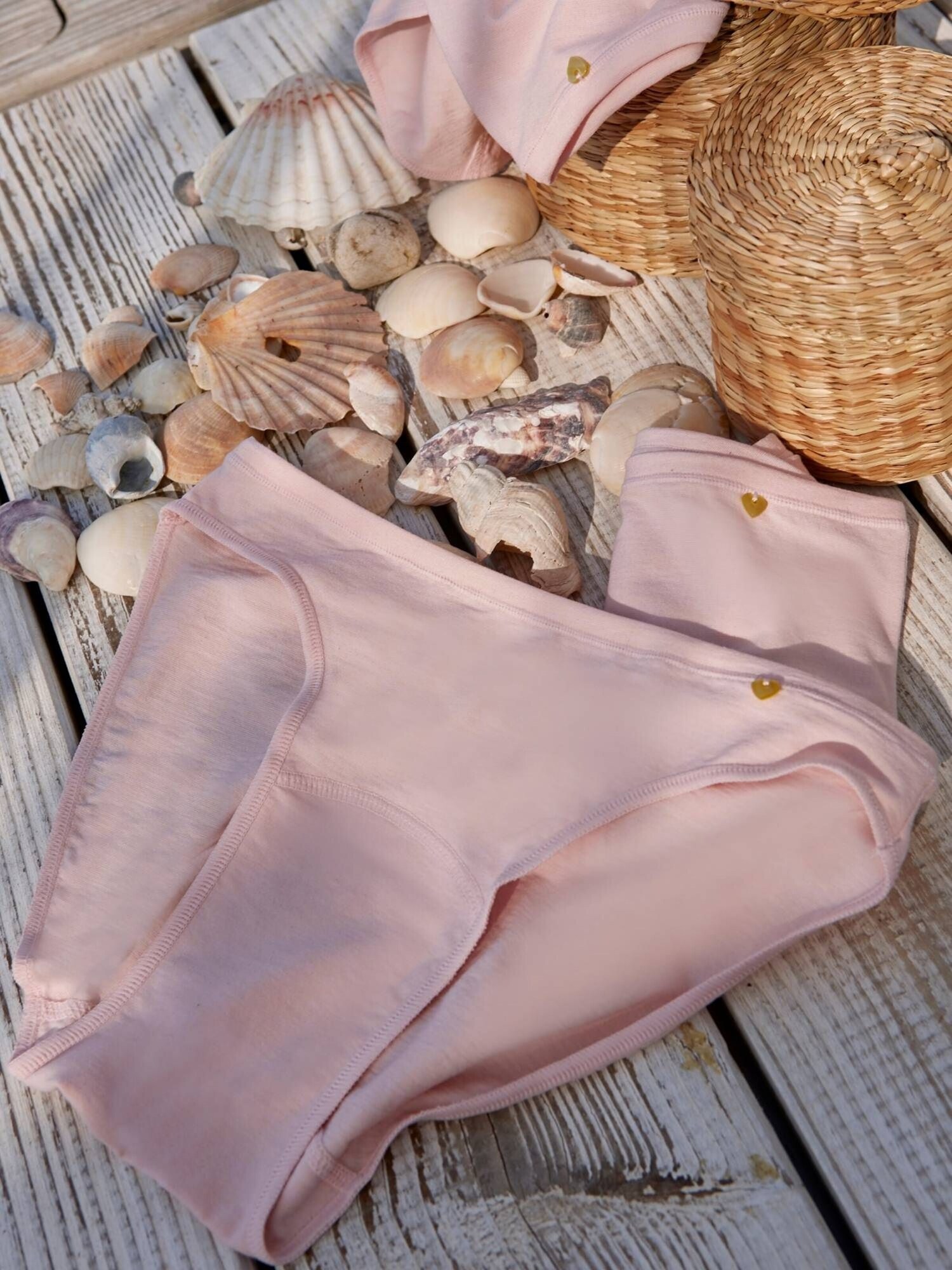zd ZERO DEFECTS Panti 'Venus  low waist Soy fiber'  rosa