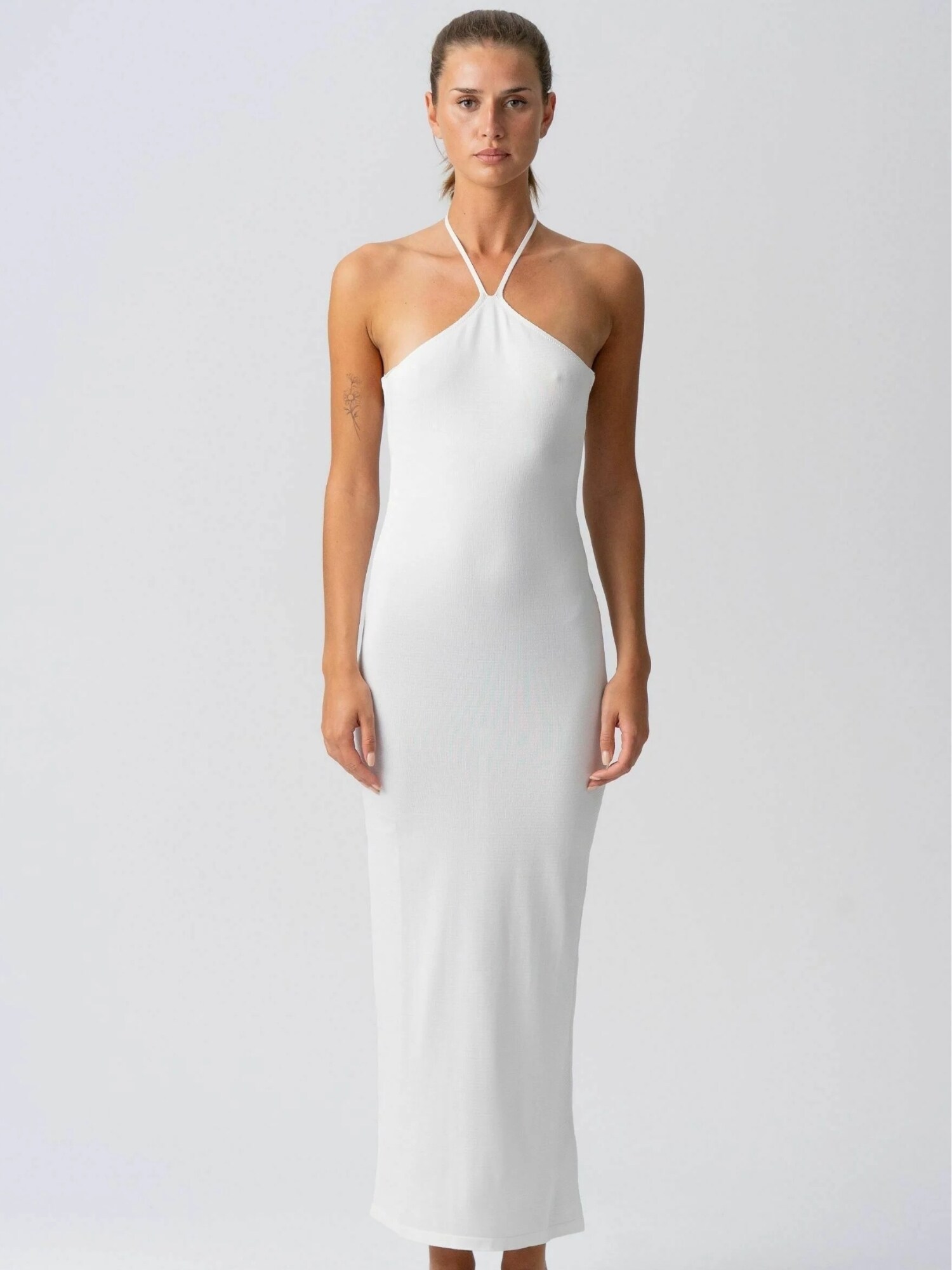 TEESHOPPEN Rochie ' Jasmin '  alb