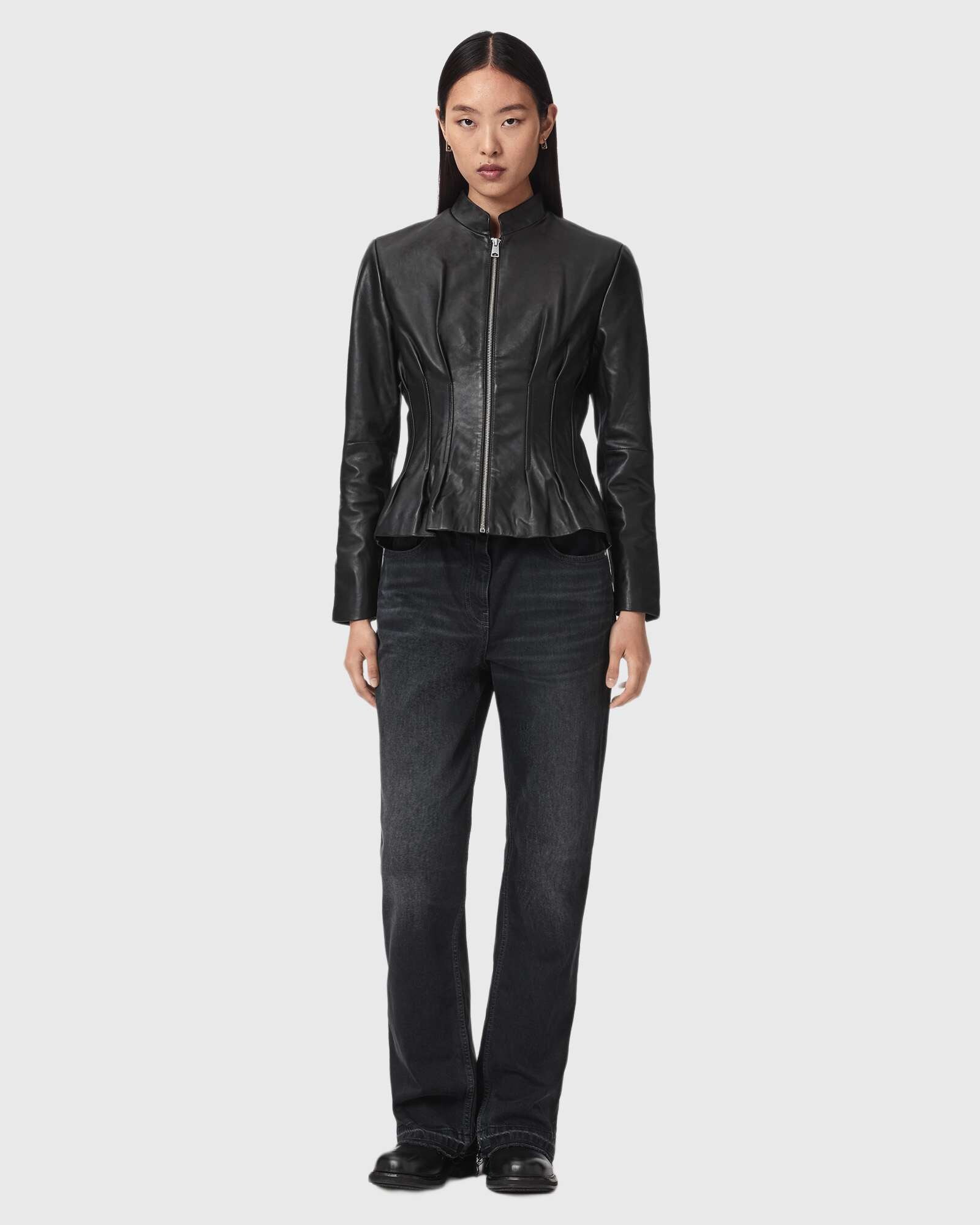 AllSaints Chaqueta de entretiempo  negro – imagen 4