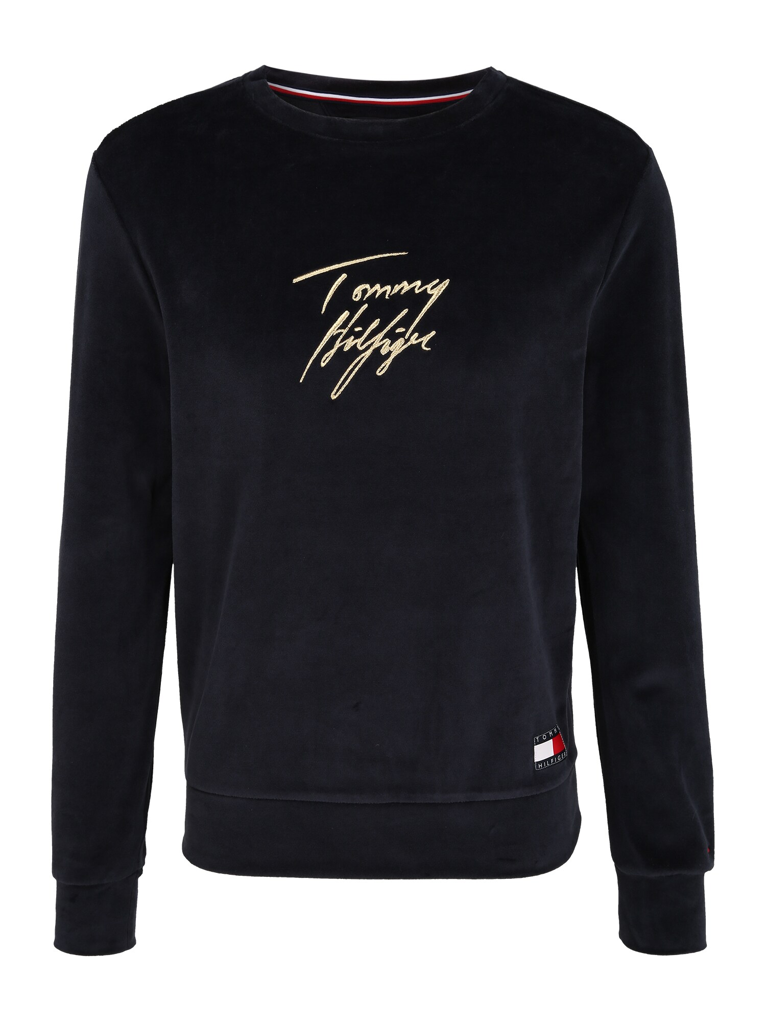 Tommy Hilfiger Underwear Marškinėliai  tamsiai mėlyna / auksas