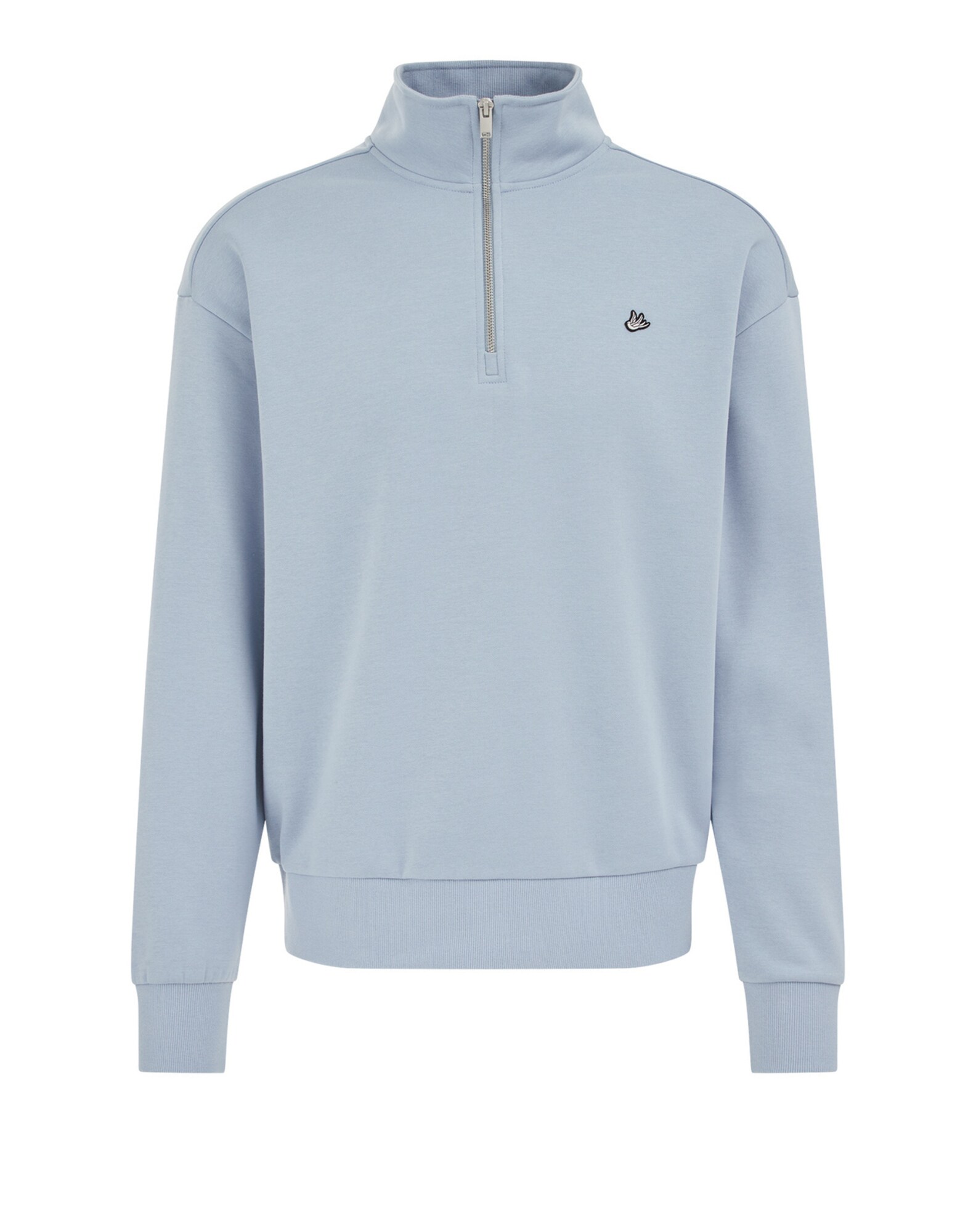 WE Fashion Bluză de molton  albastru deschis