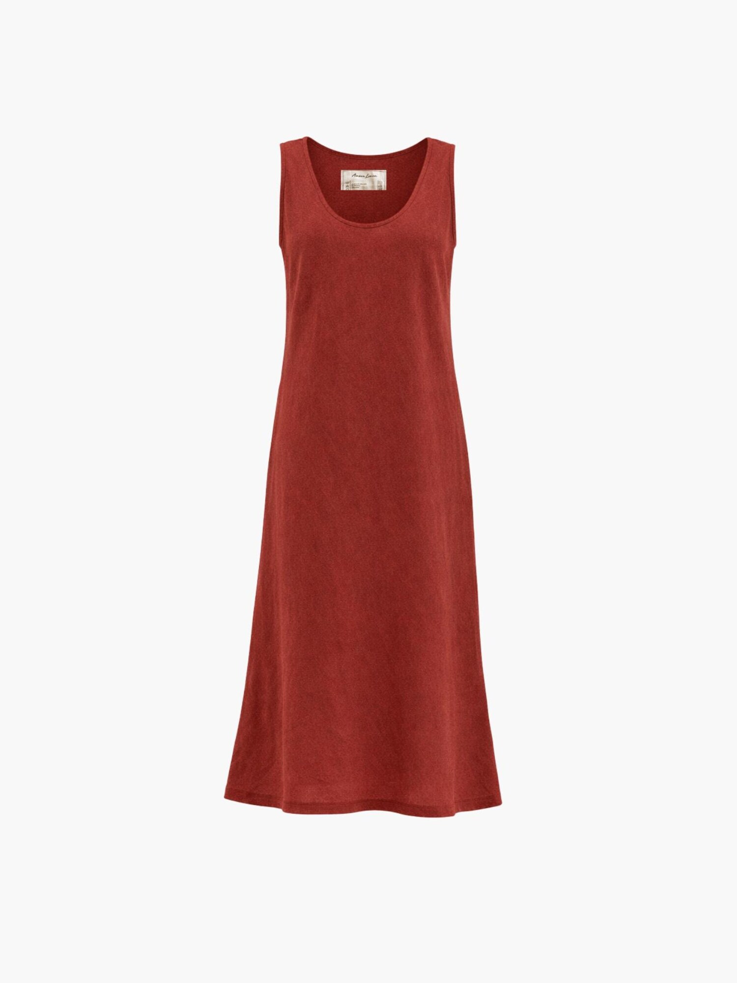 AmourLinen Vestido de verano 'Ines'  rojo oscuro