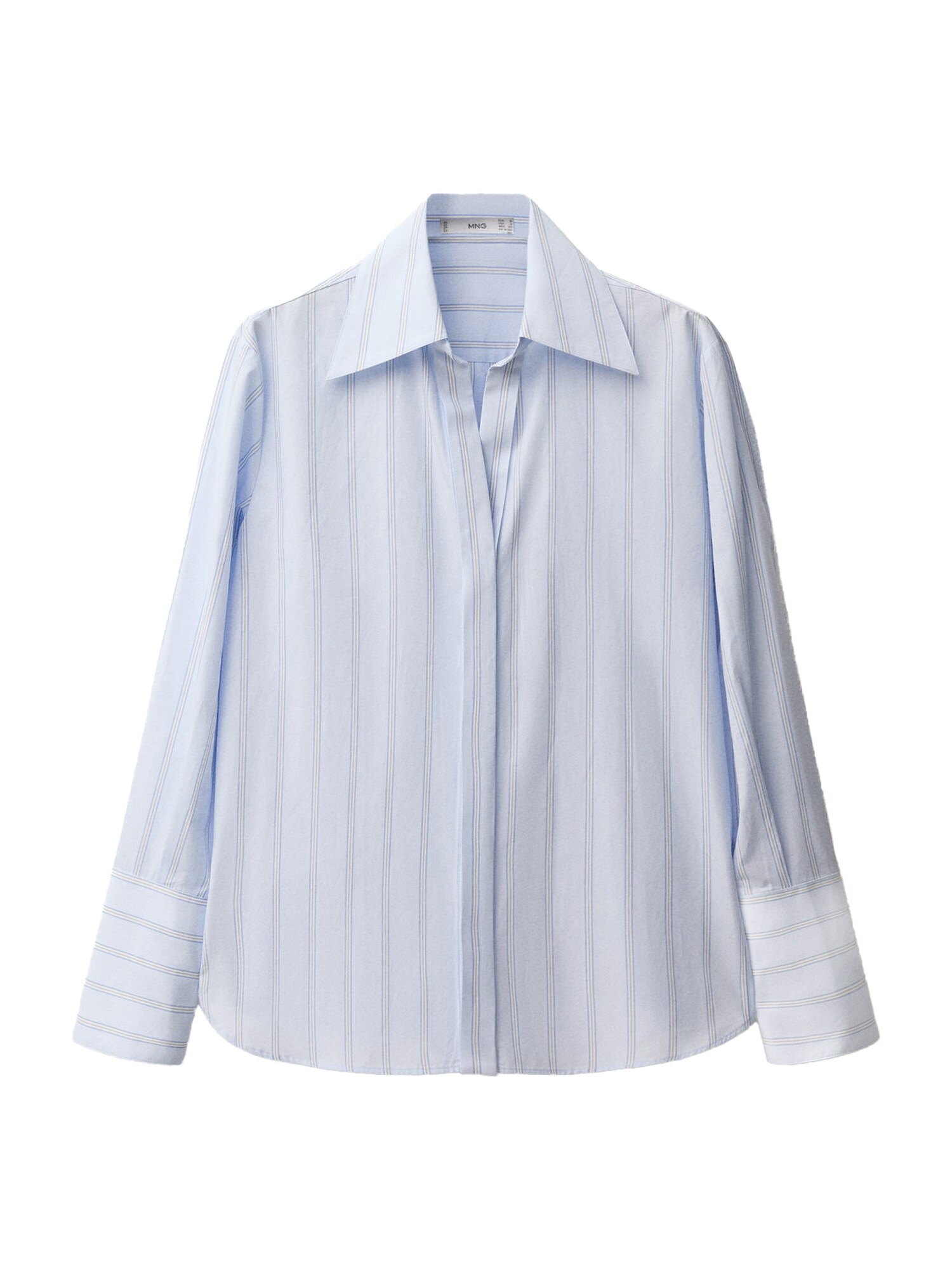 MANGO Bluză Chynyr  albastru / albastru deschis / alb