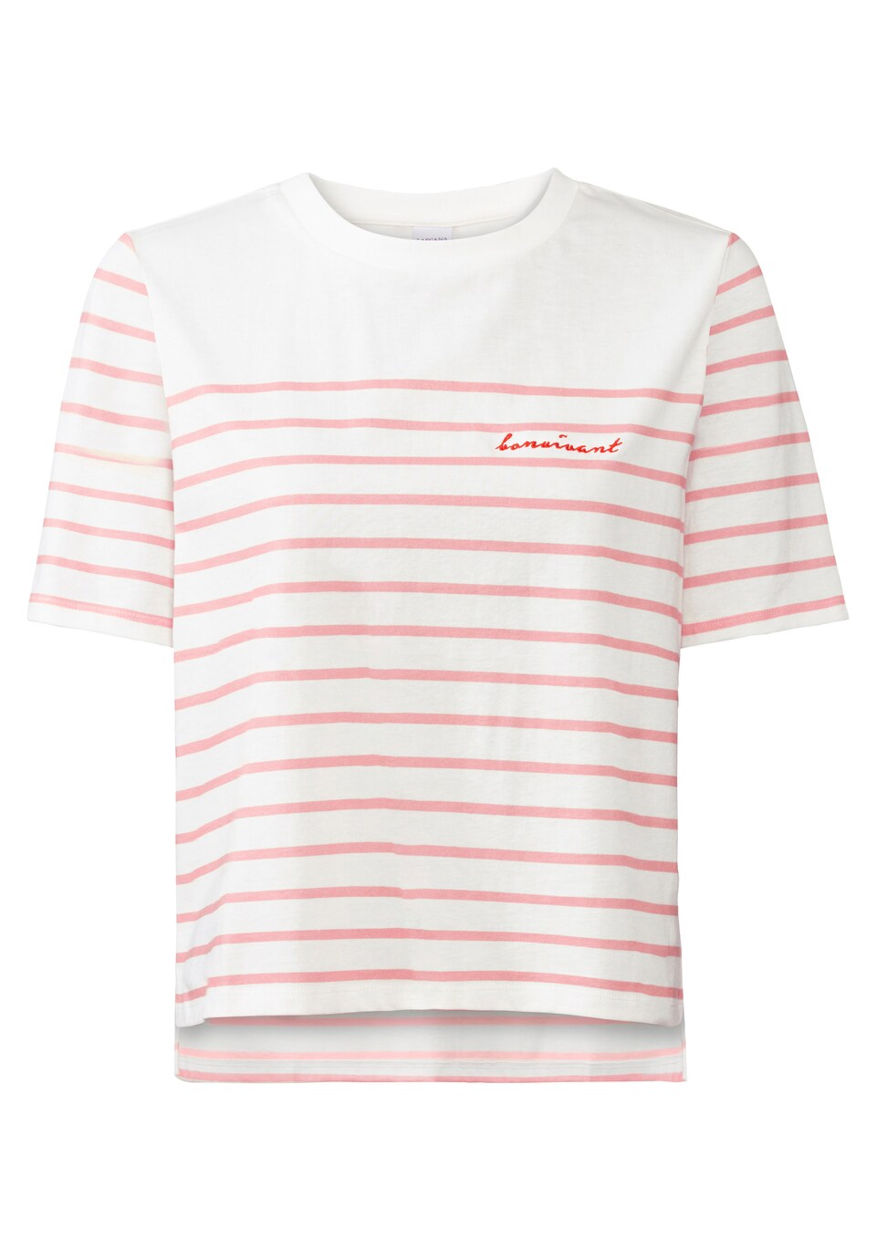 T-shirt pastellrosa / röd
