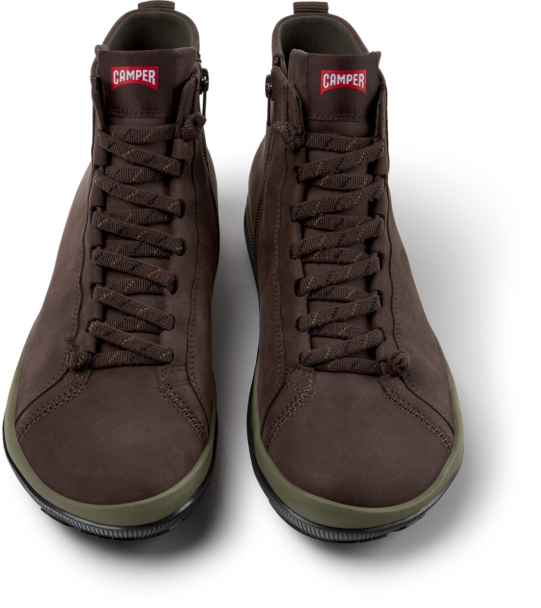 CAMPER Botas con cordones 'Peu Pista' marrón oscuro – imagen 7