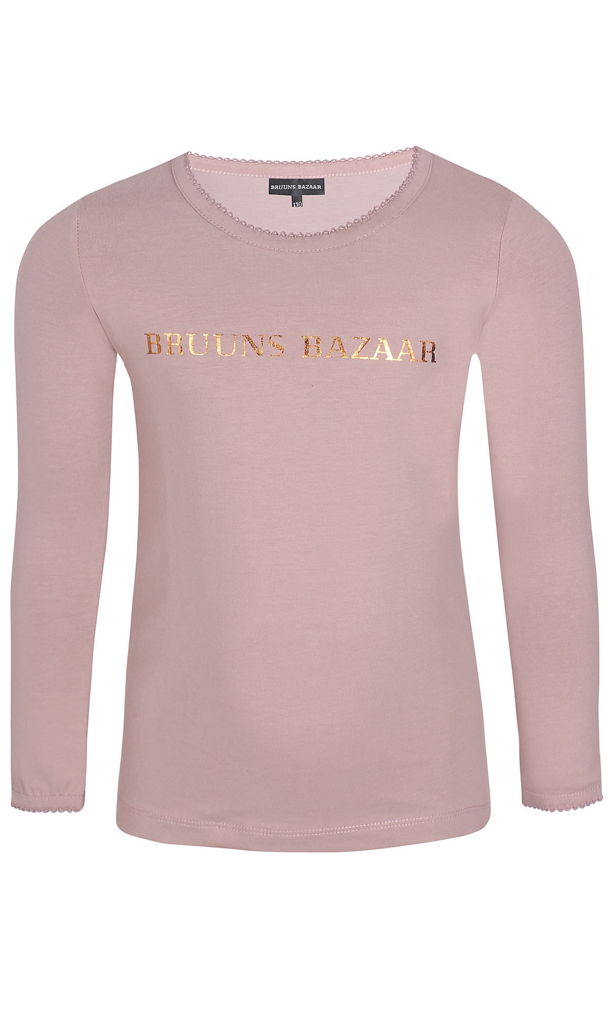Bruuns Bazaar Kids T-Krekls 'Marie Louise' zelts / rožains