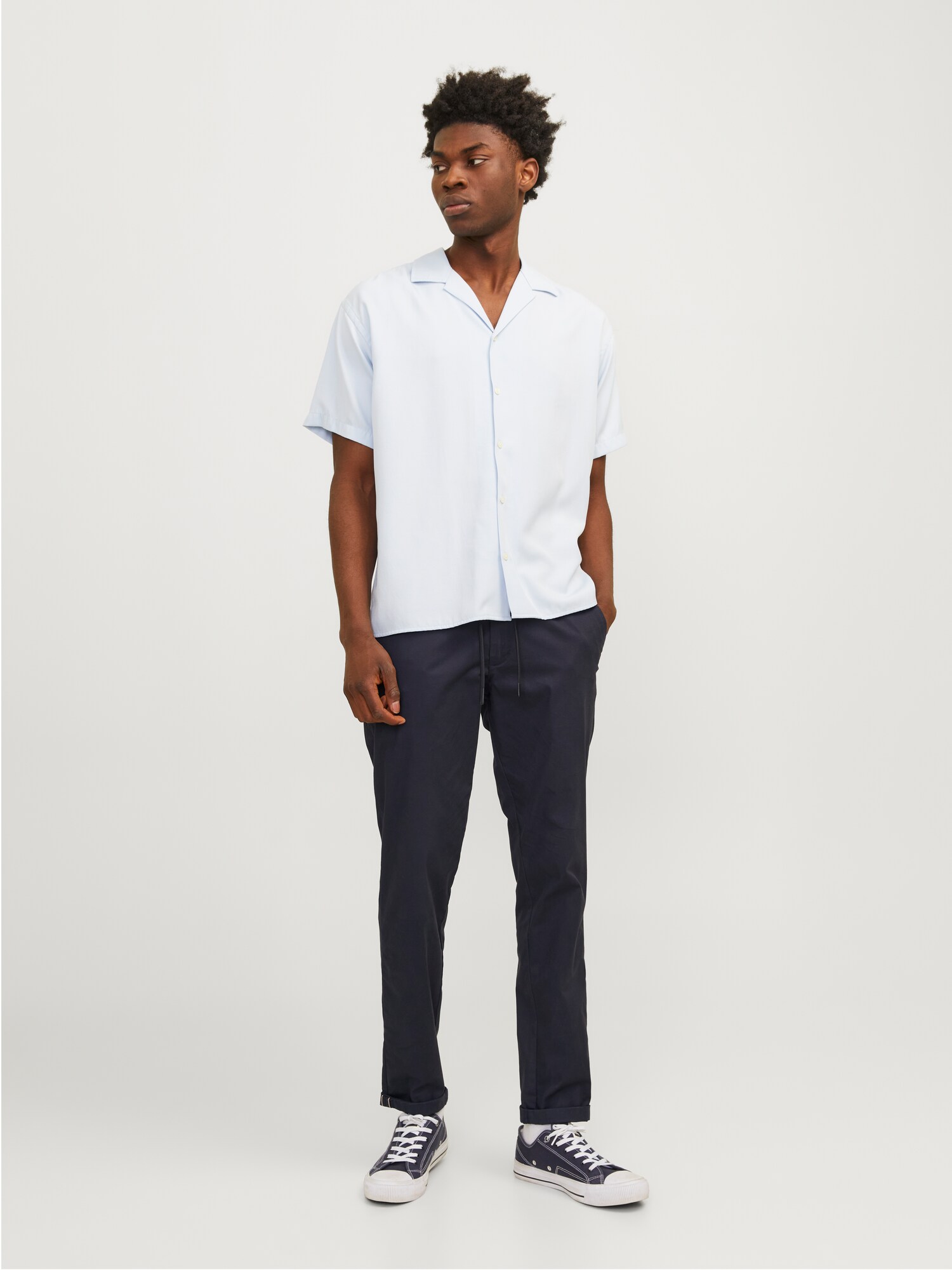 JACK & JONES Chino nohavice 'JPSTMarco Sunny' námornícka modrá (obrázok 6)