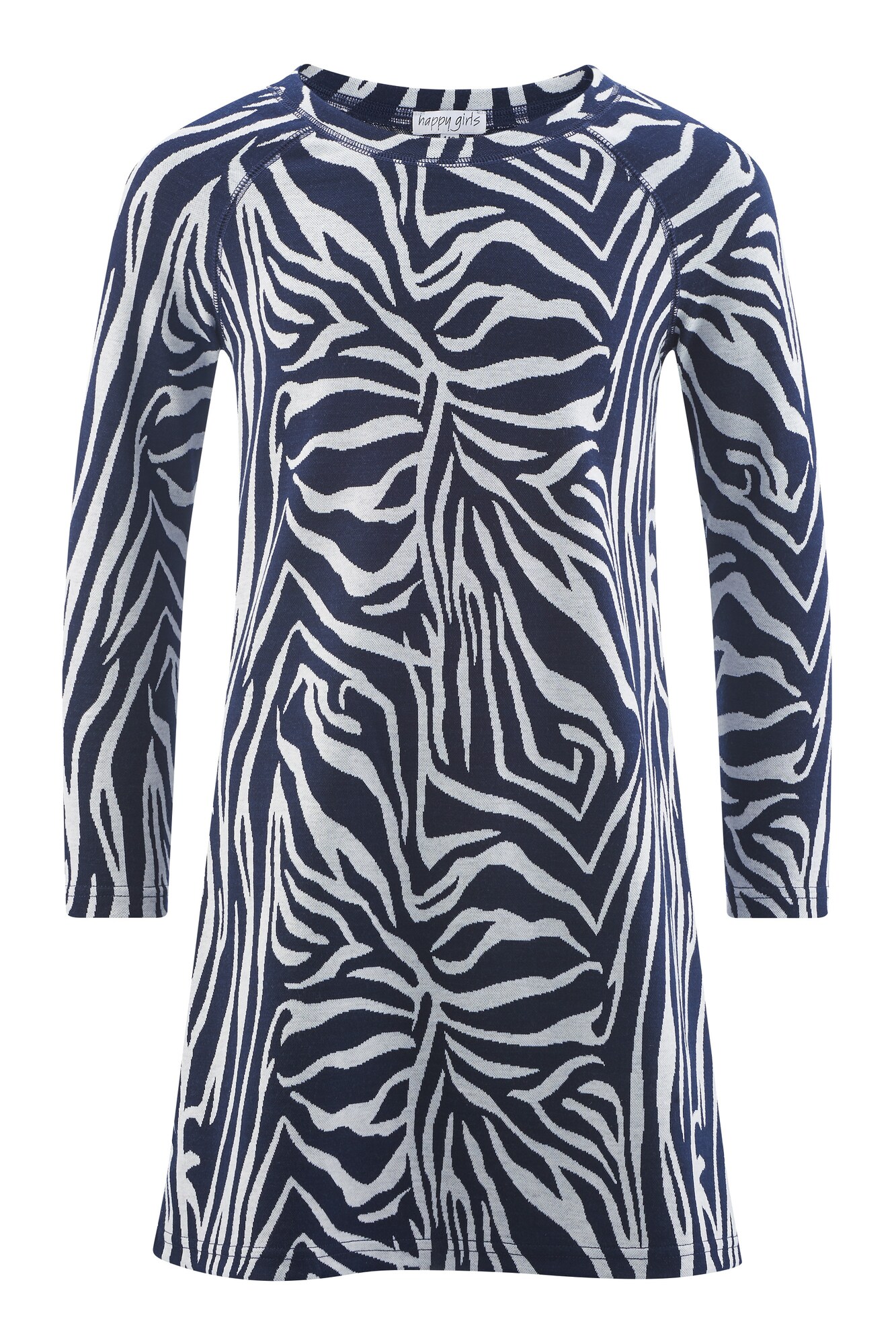 happy girls Rochie  bleumarin / alb