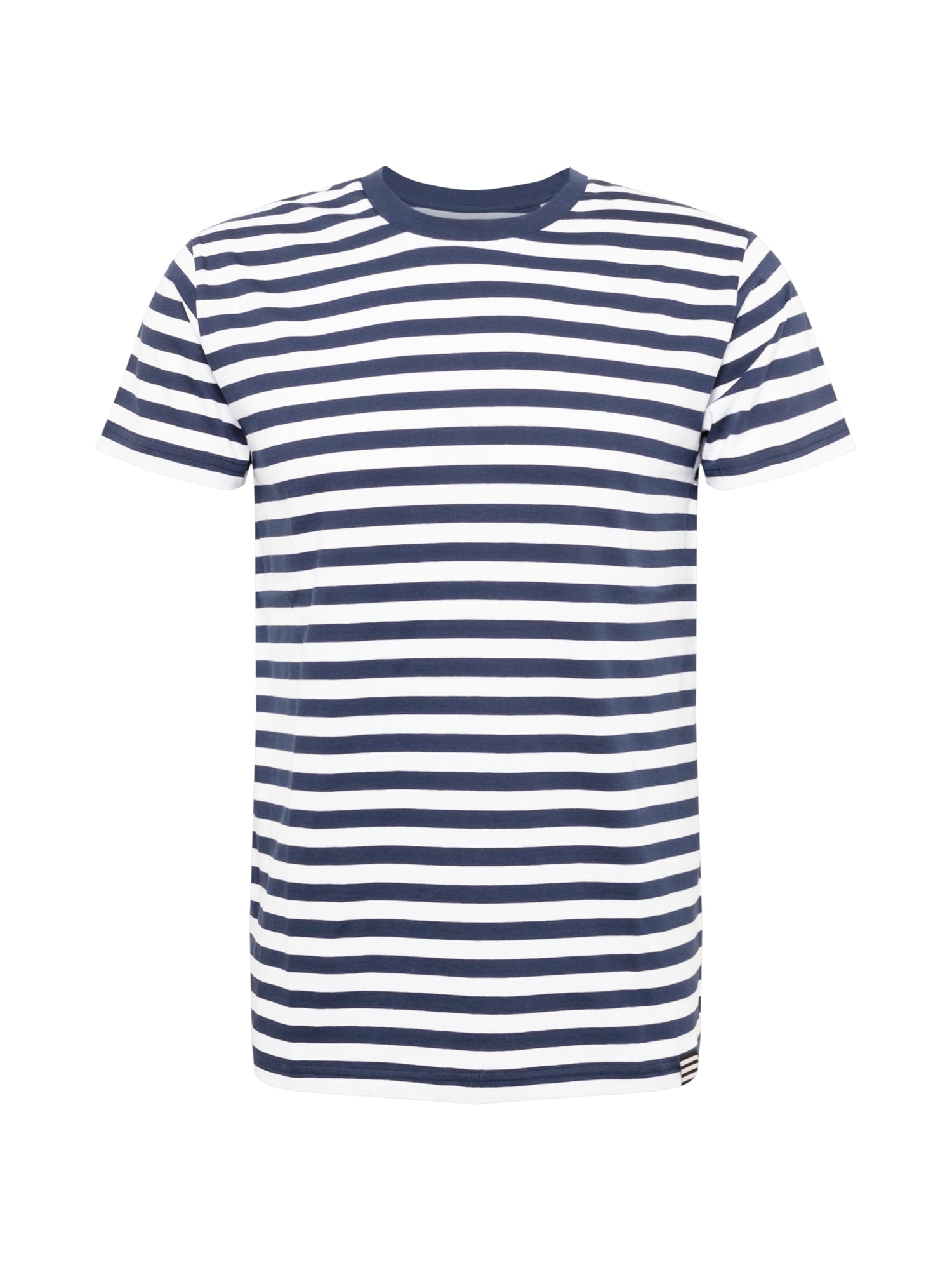 MADS NORGAARD COPENHAGEN Marškinėliai tamsiai mėlyna / balta