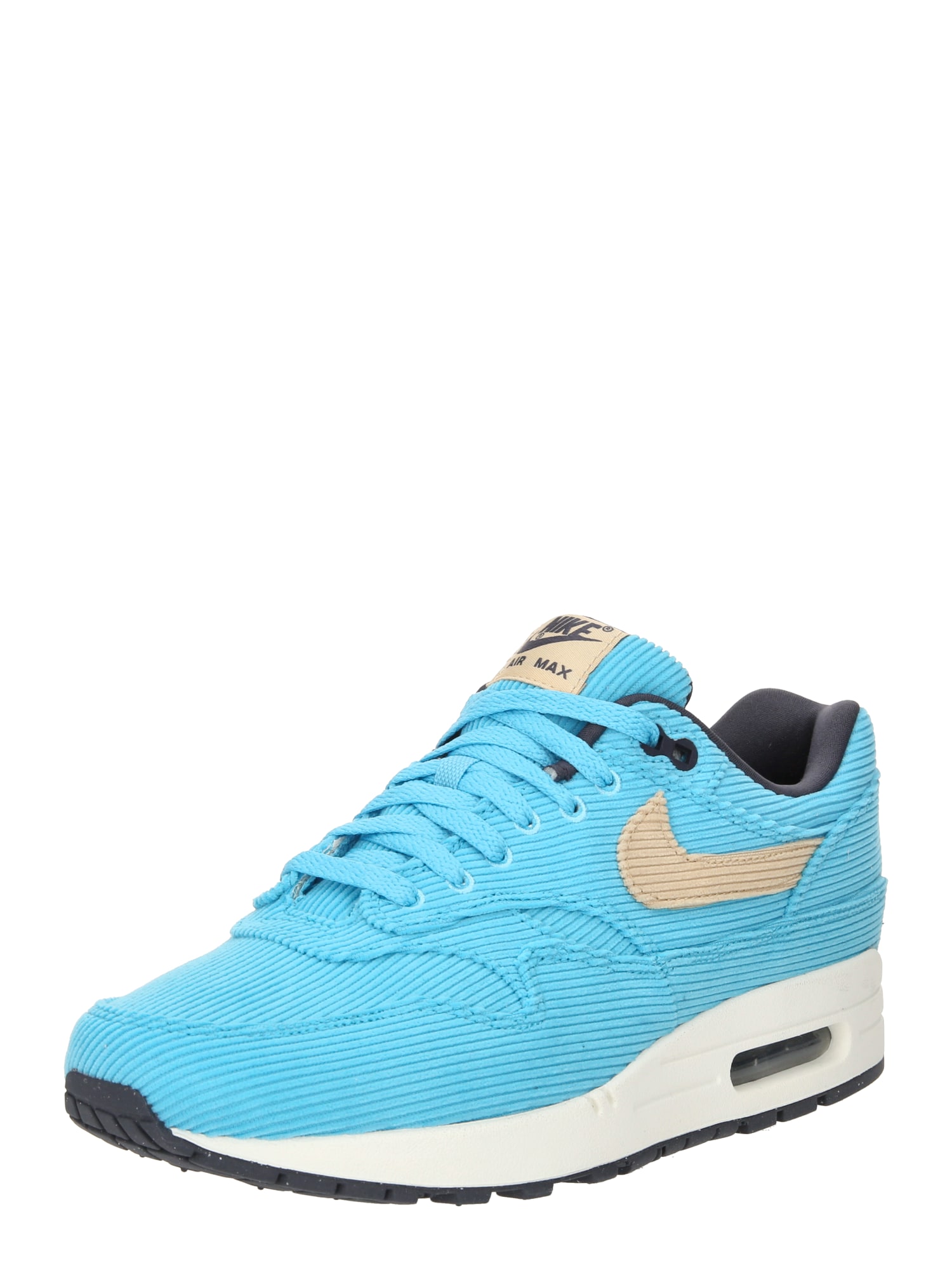 Nike Sportswear Sneaker low 'Air Max 1 Premium'  bej / albastru neon