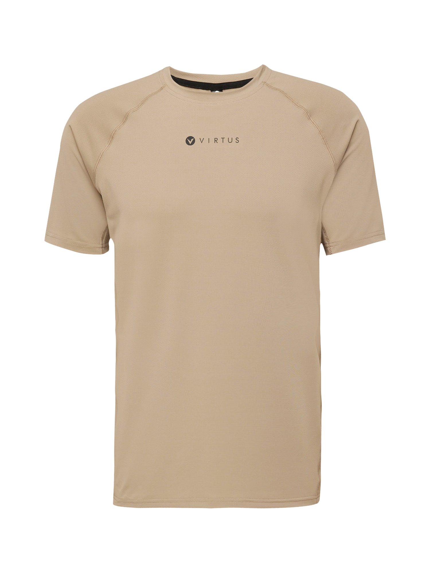 Virtus Sportiniai marškinėliai 'Toscan' šviesiai ruda / juoda