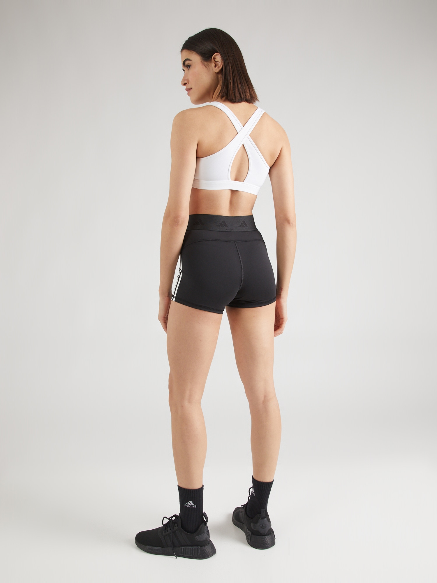 ADIDAS PERFORMANCE Sportnadrágok 'HYGLM'  fekete / fehér termék 2. képe