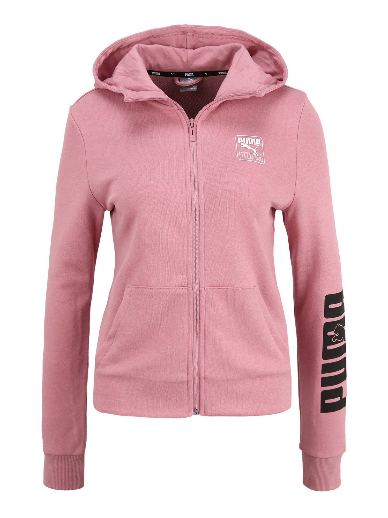 PUMA Sportinis džemperis  rožių spalva / juoda