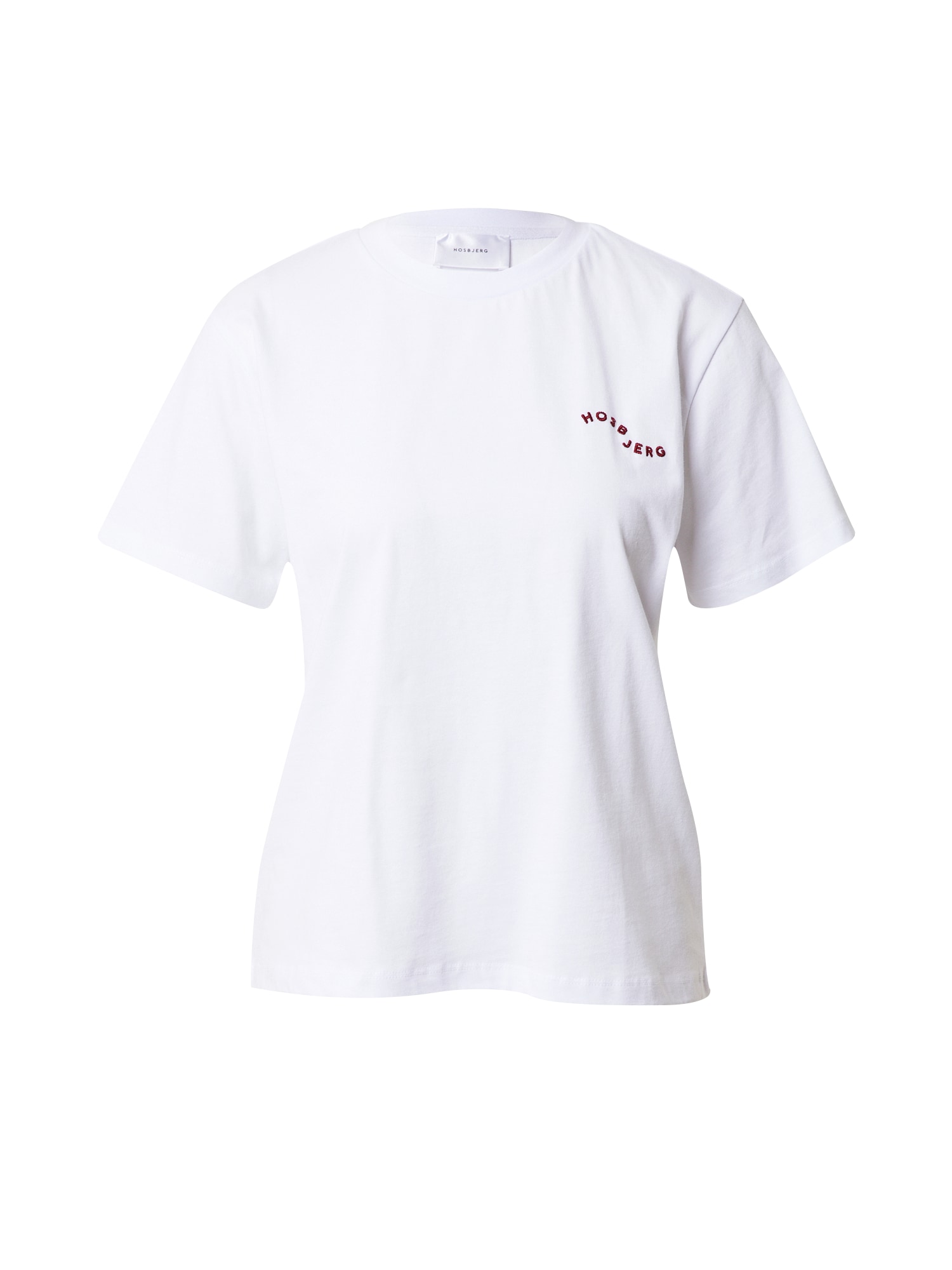 Hosbjerg Marškinėliai 'Hazle' balta / tamsiai raudona