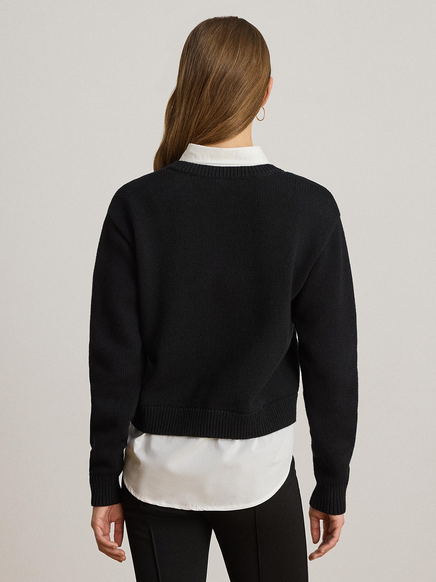 Lauren Ralph Lauren Jersey negro / blanco – imagen 7