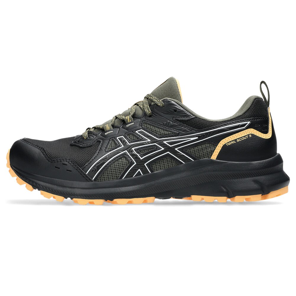 ASICS Laufschuh 'Scout 3' Herren Größe 46.5 hellorange / schwarz