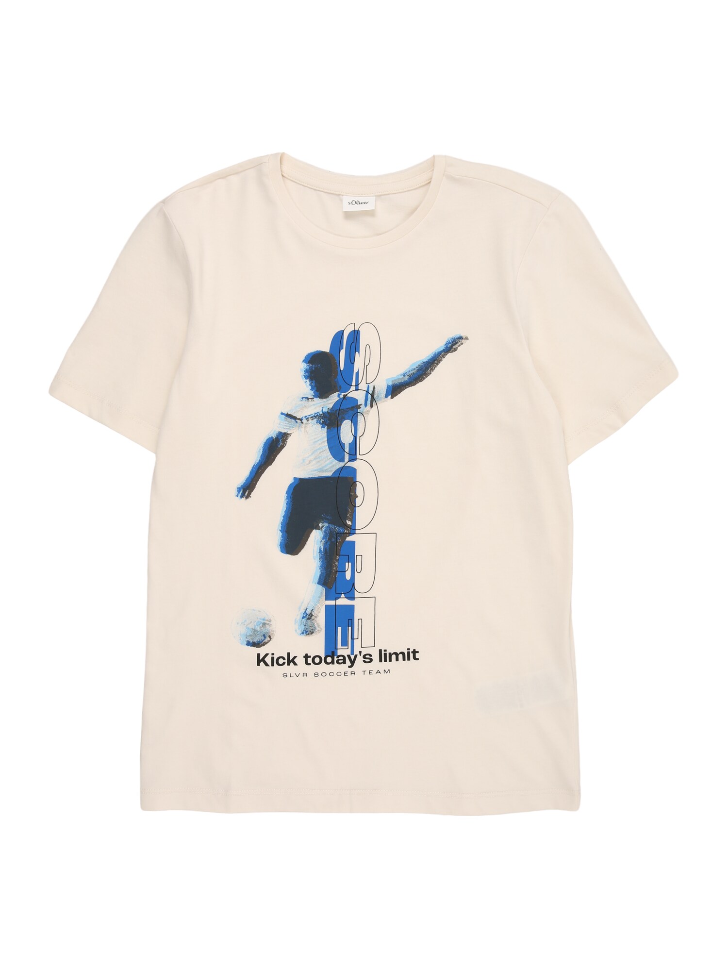 s.Oliver Tricou  albastru / negru / alb lână