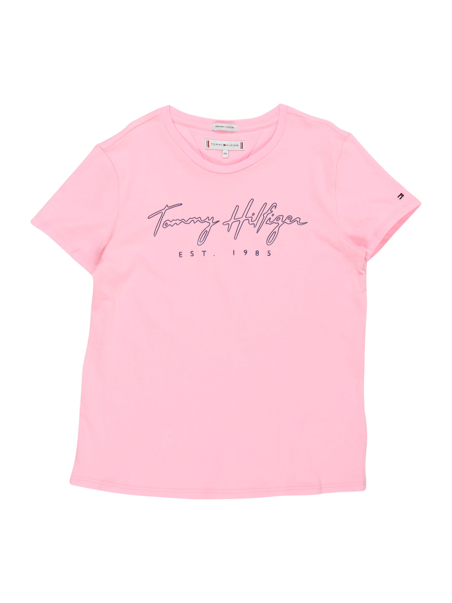 TOMMY HILFIGER Marškinėliai  šviesiai rožinė / mėlyna