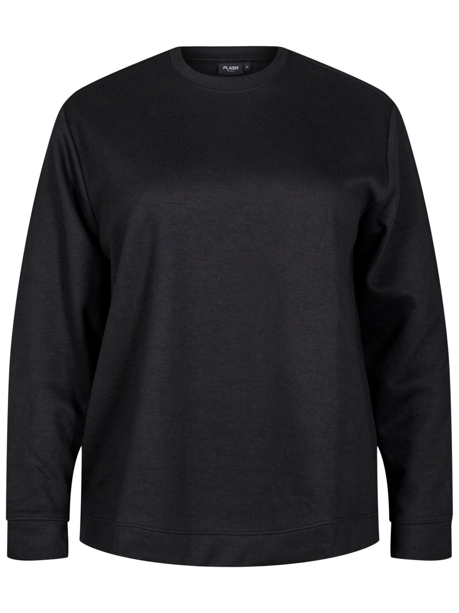 Flash by Zizzi Bluză de molton Vigga  negru