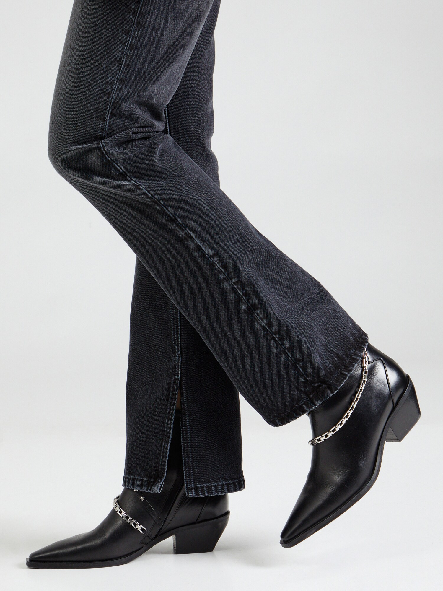 RE/DONE Džínsy čierny denim (obrázok 5)