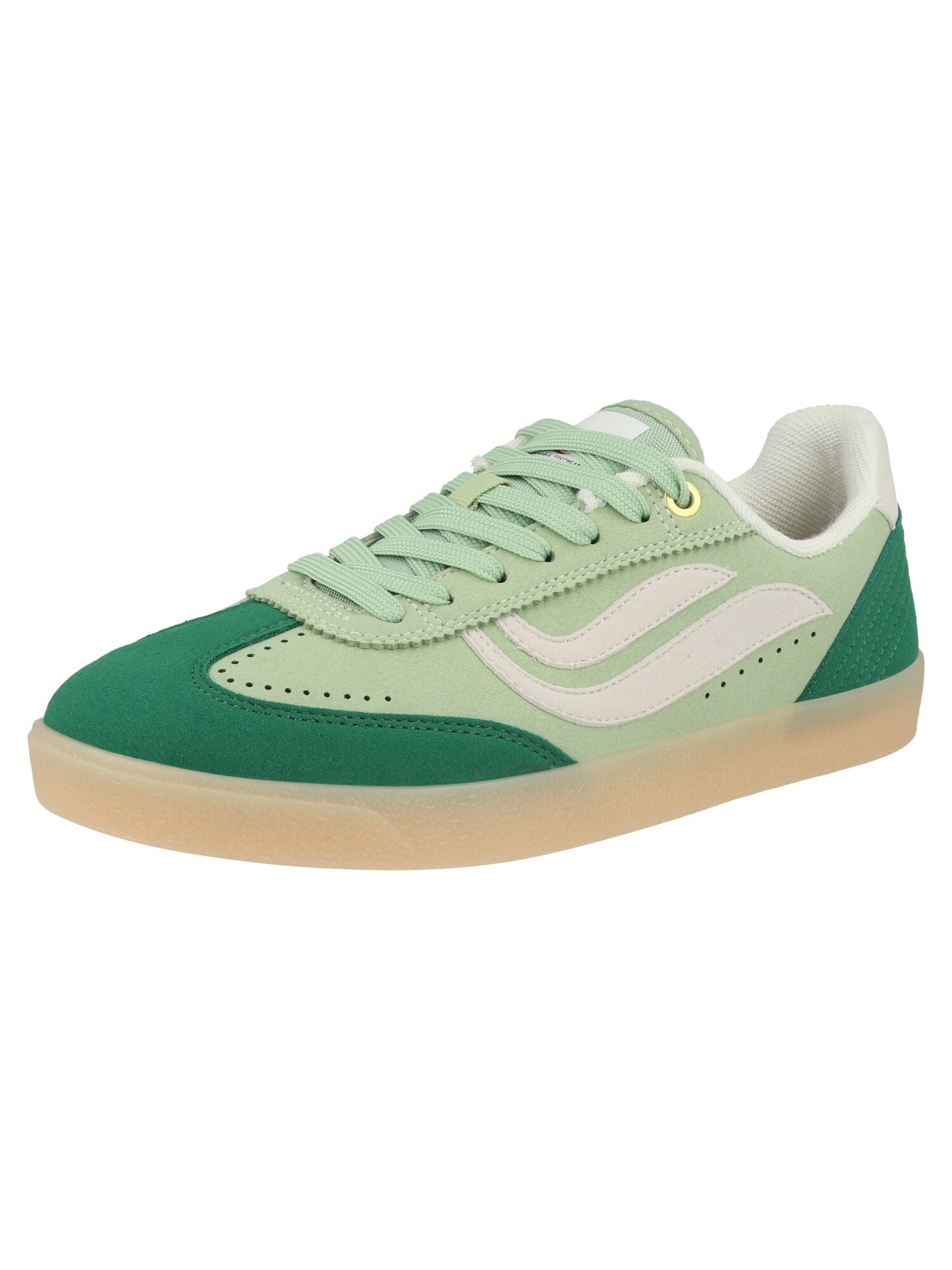 GENESIS Zapatillas deportivas bajas ' Volley Hairy ' verde / verde claro / blanco