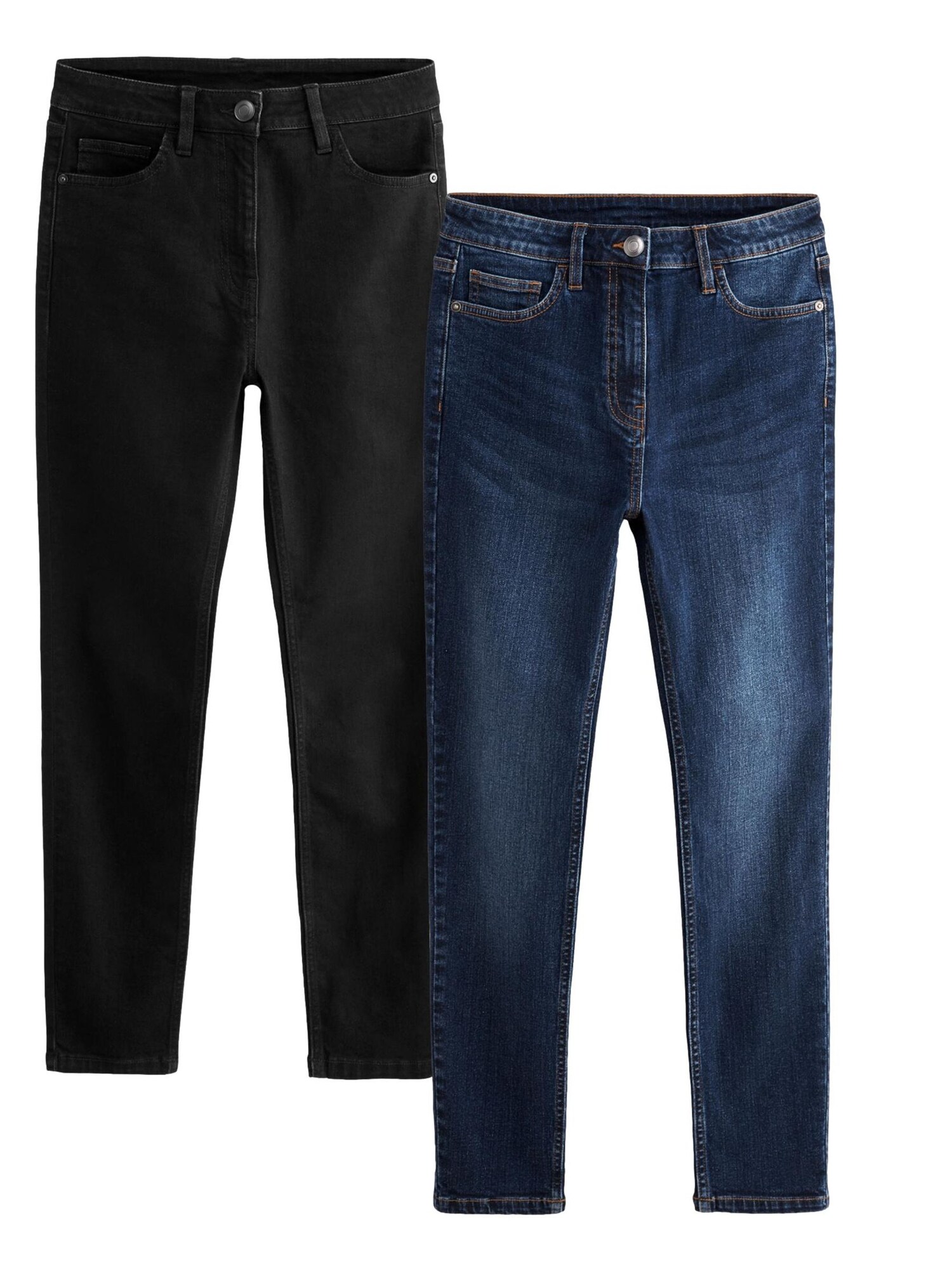 The Set Jeans  albastru închis / negru denim