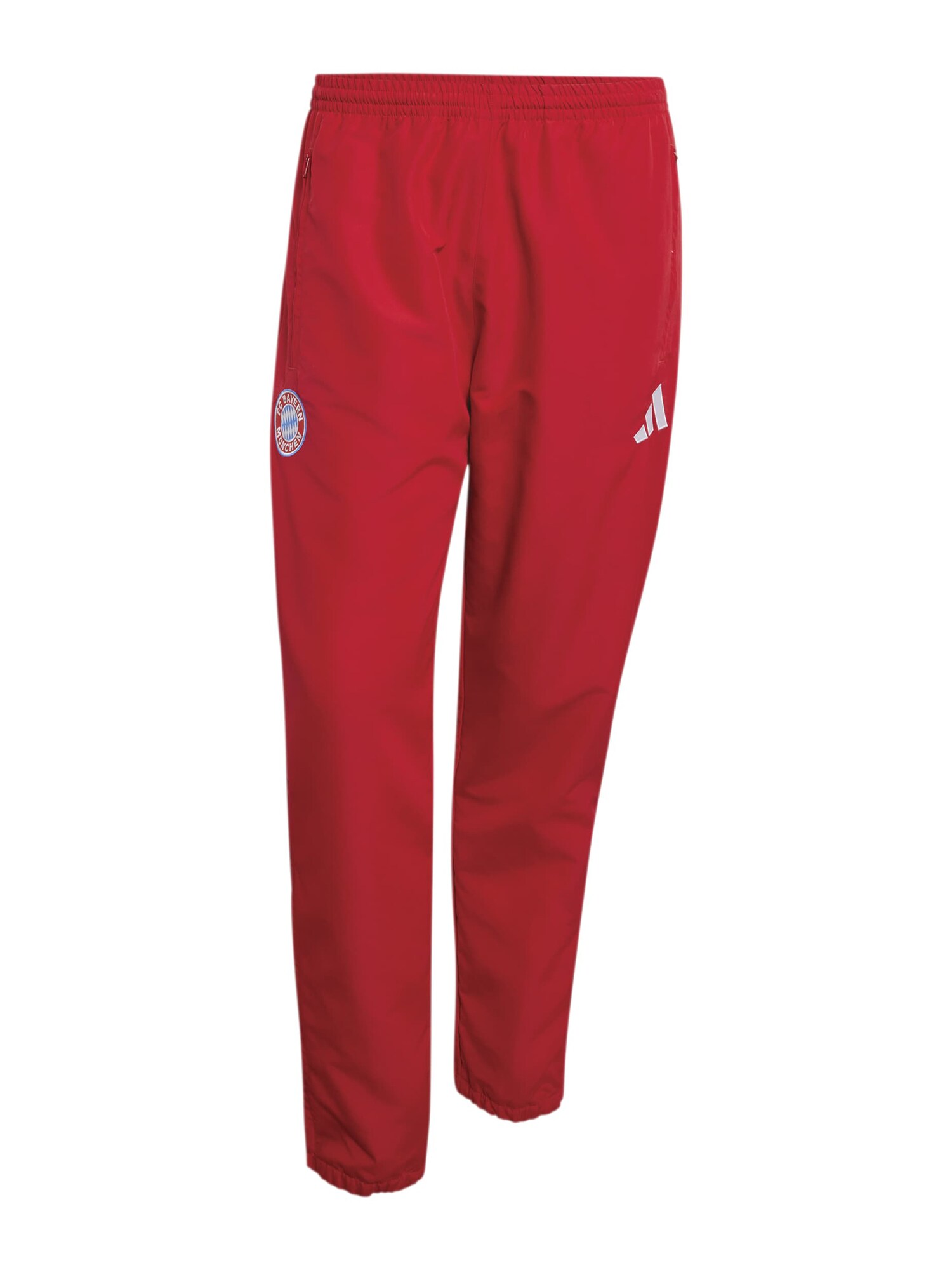 ADIDAS PERFORMANCE Pantaloni sport 'FCB ST'  roșu / alb