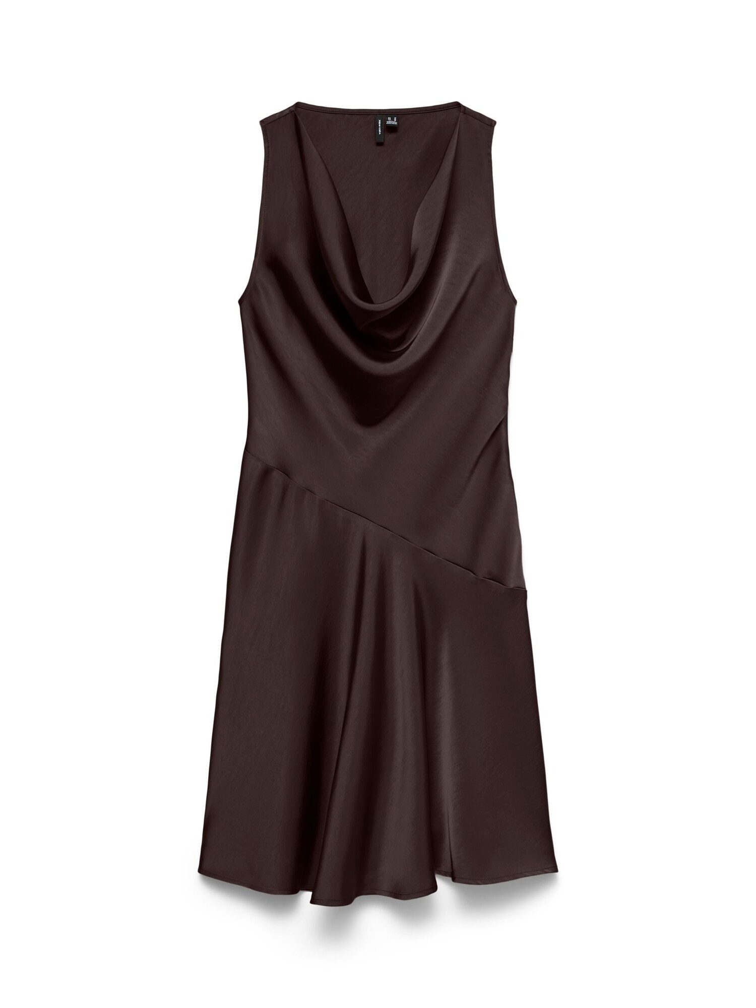 VERO MODA Vestido marrón oscuro