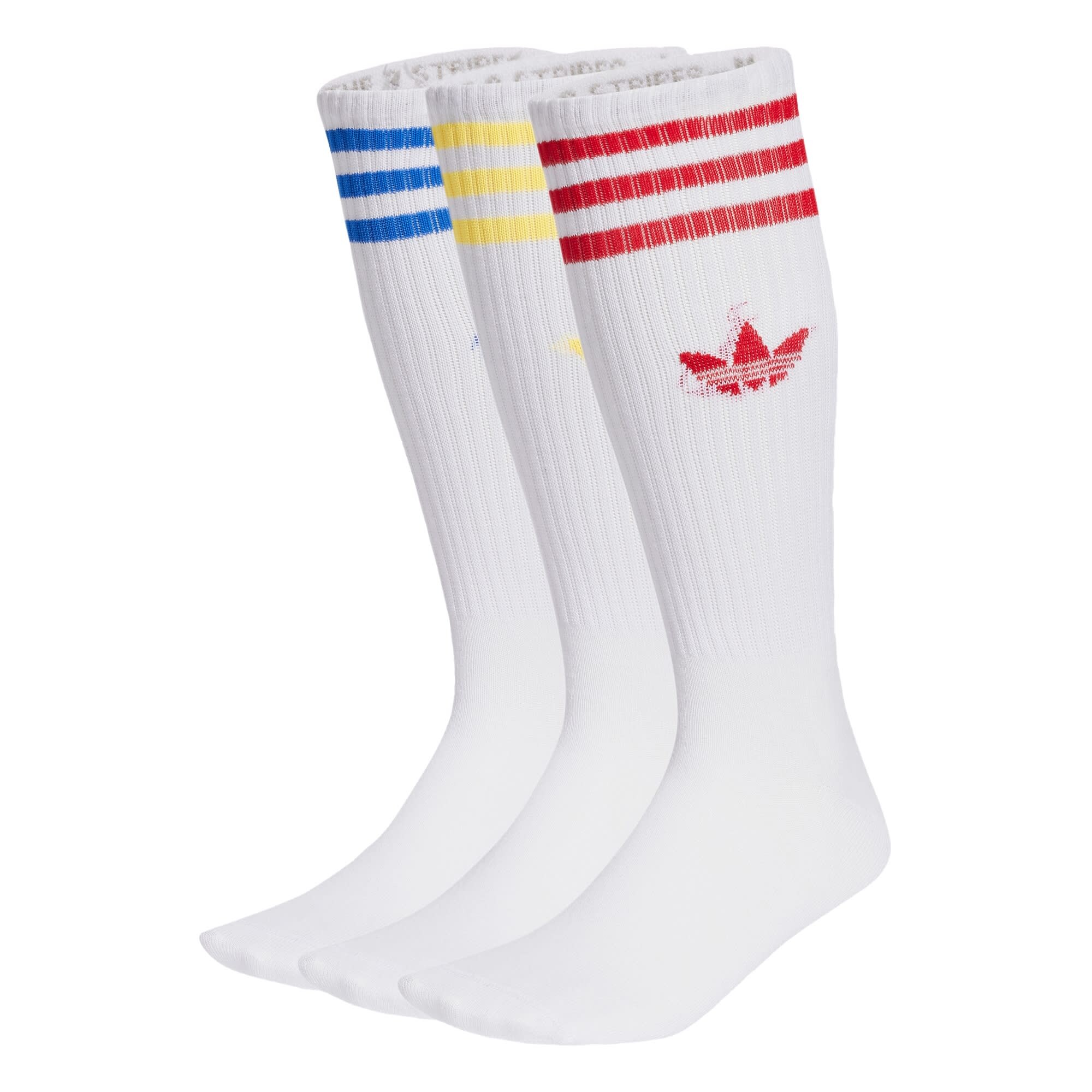 ADIDAS ORIGINALS Ponožky  kráľovská modrá / svetložltá / karmínovo červená / biela