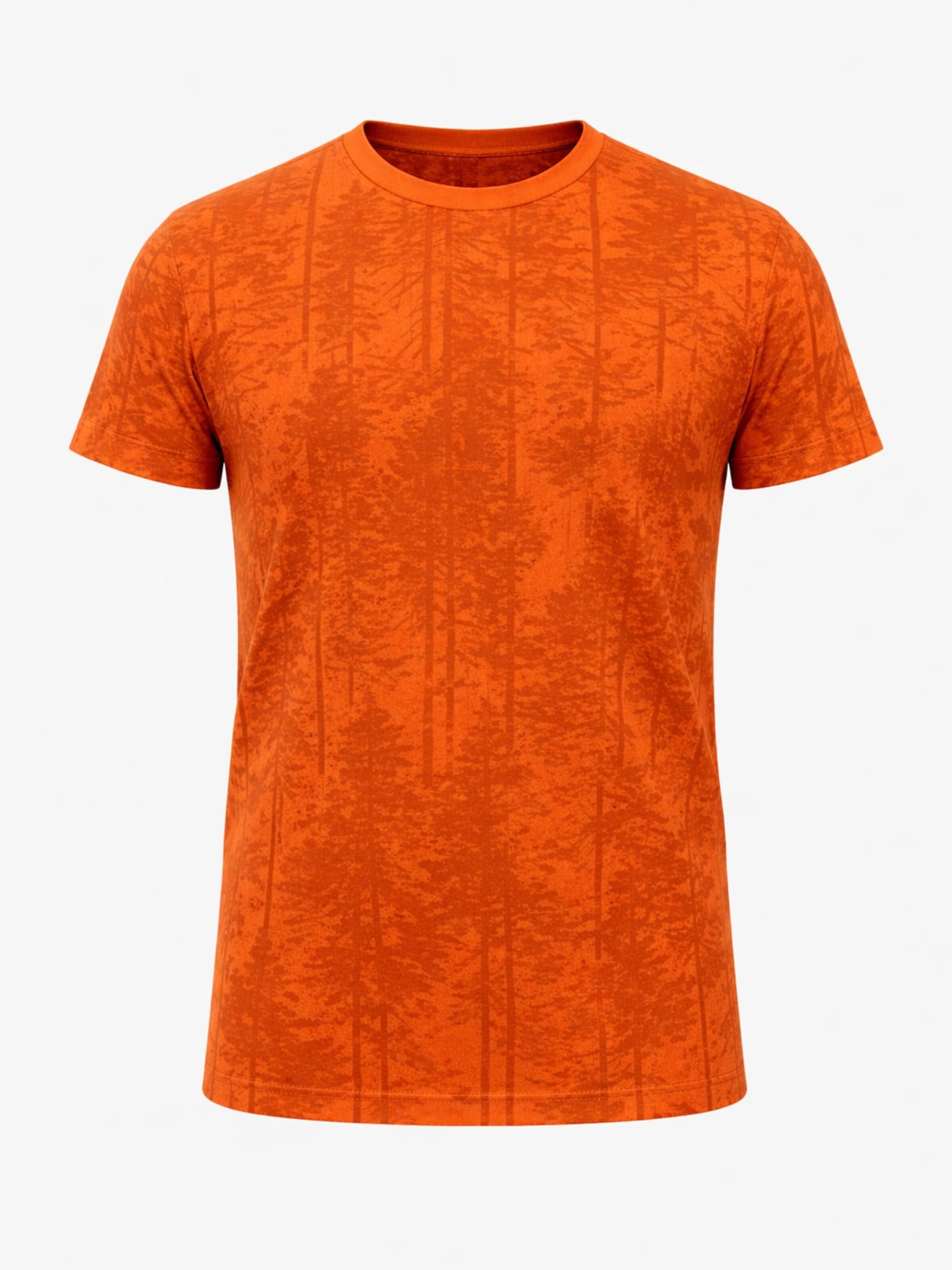 PANTONECLO Camiseta 'Pantoneclo Men’s Crew Neck Short Sleeve T-Shirt'  naranja