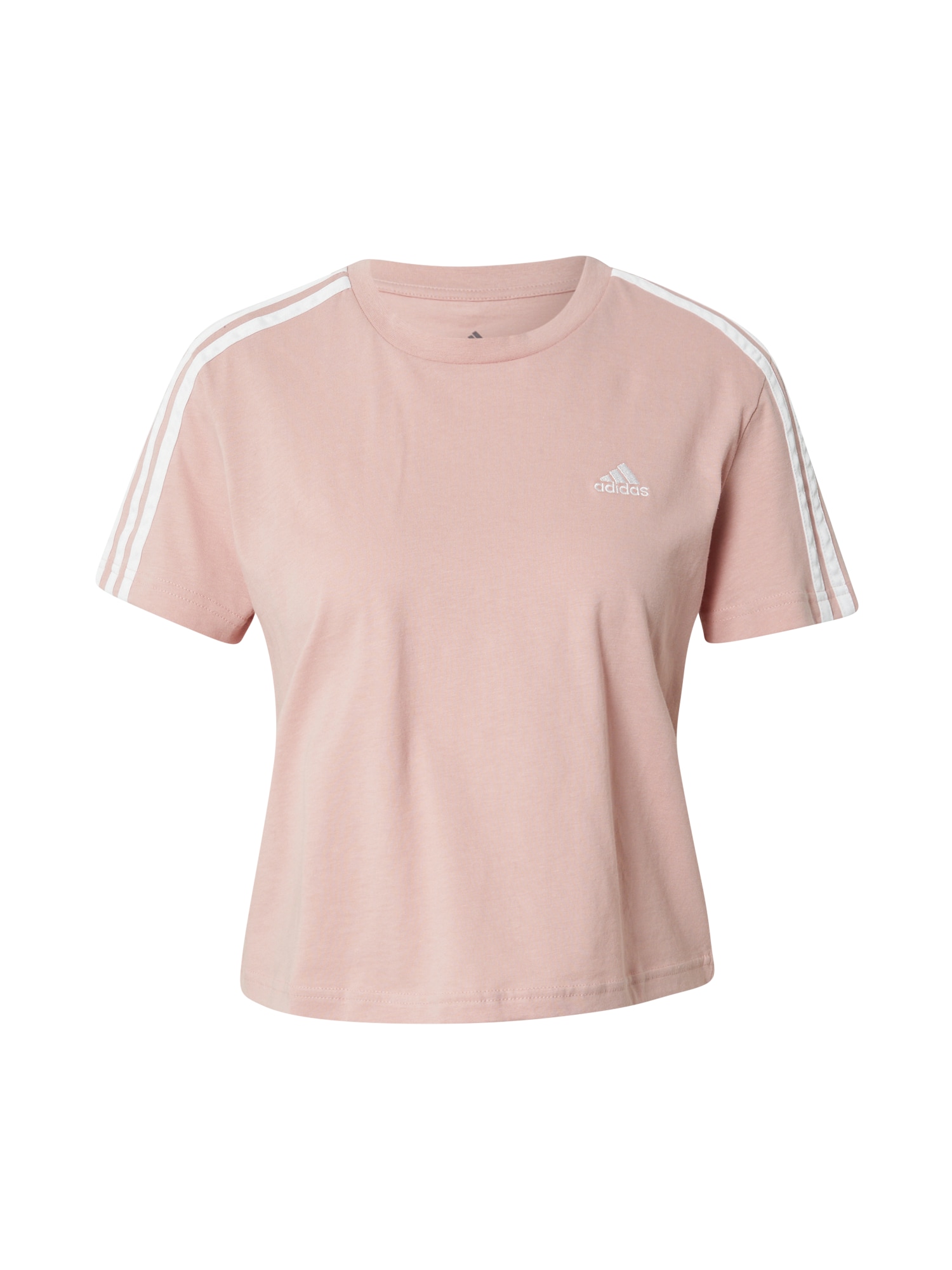ADIDAS SPORTSWEAR Функционална тениска  пастелно розово / бяло