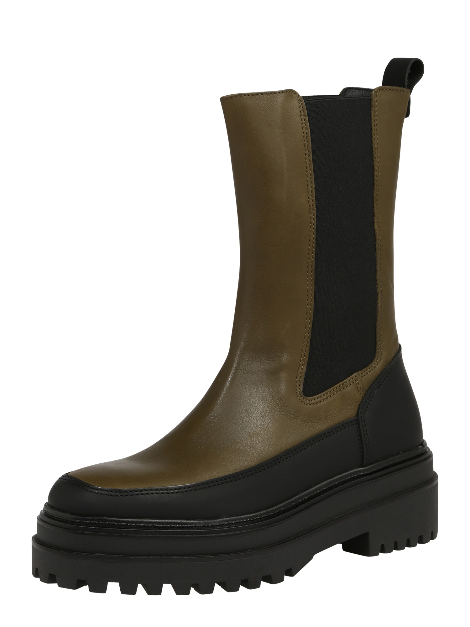 phenumb copenhagen phenumb copenhagen Chelsea Boots 'CELINE' oliv / schwarz
