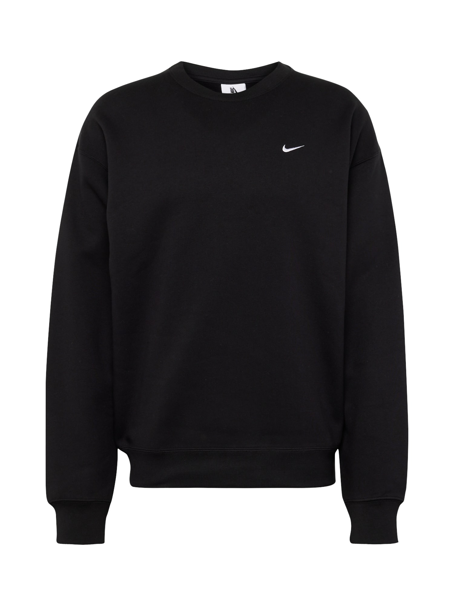 Nike Sportswear Mikina 'Swoosh'  čierna / biela