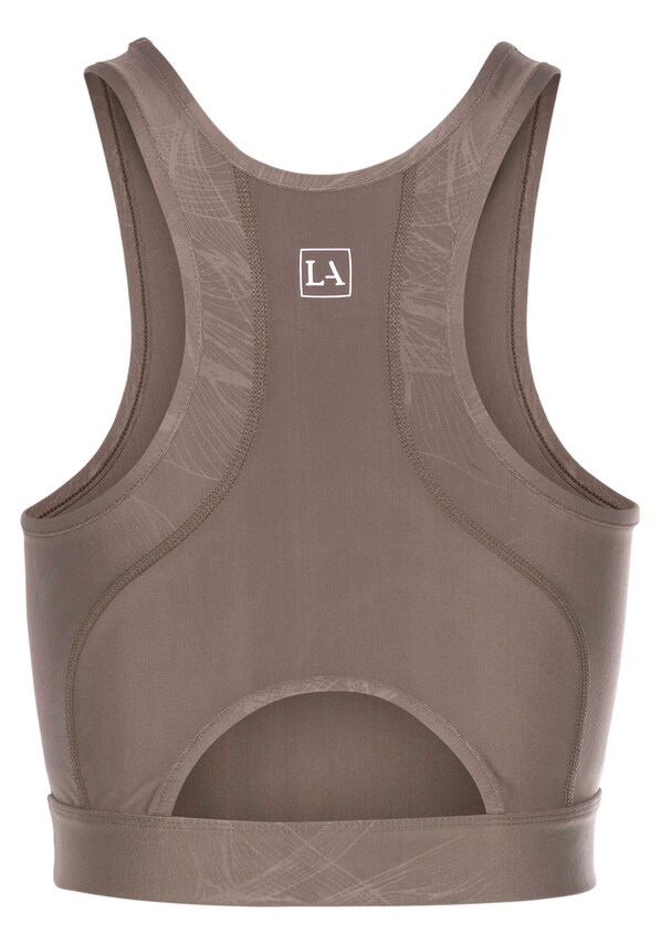 LASCANA ACTIVE, Sport top, barna, 6 kép a 9 közül