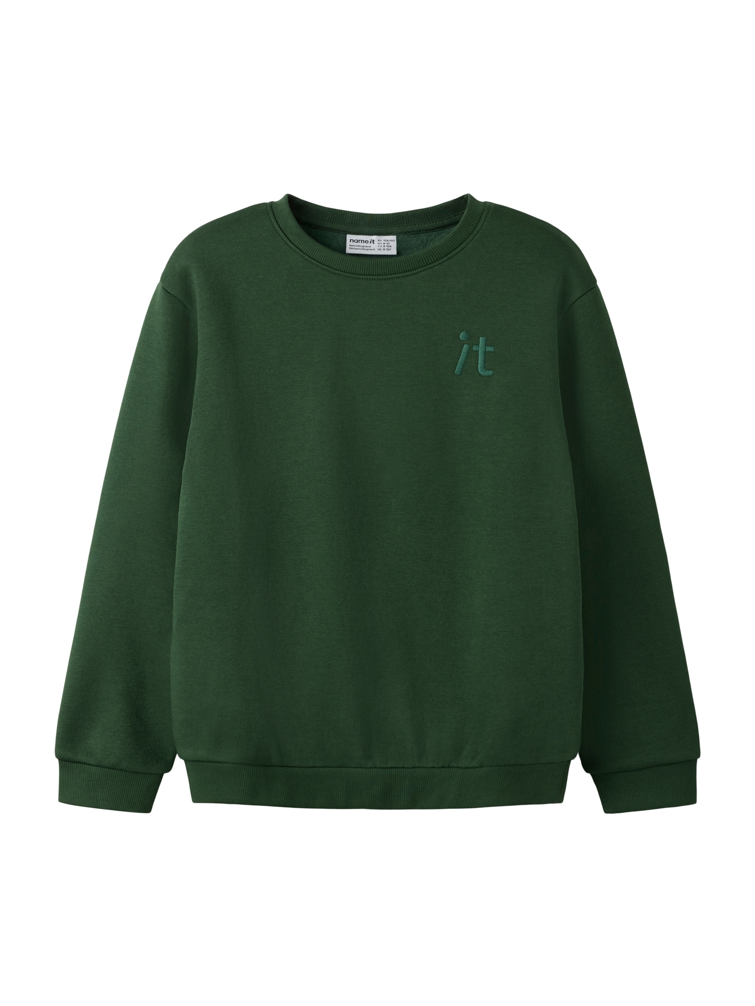 NAME IT Bluză de molton NKMLAMAR verde închis