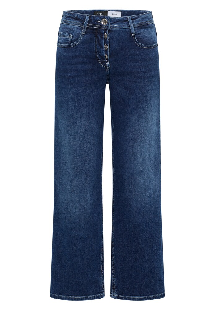 STREET ONE Jeans Damen Größe 36 blau