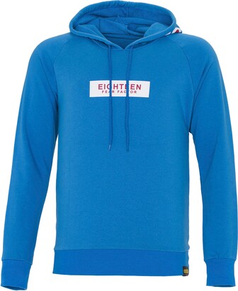 PLUS EIGHTEEN Sweatshirt Blauw / Rood / Offwhite