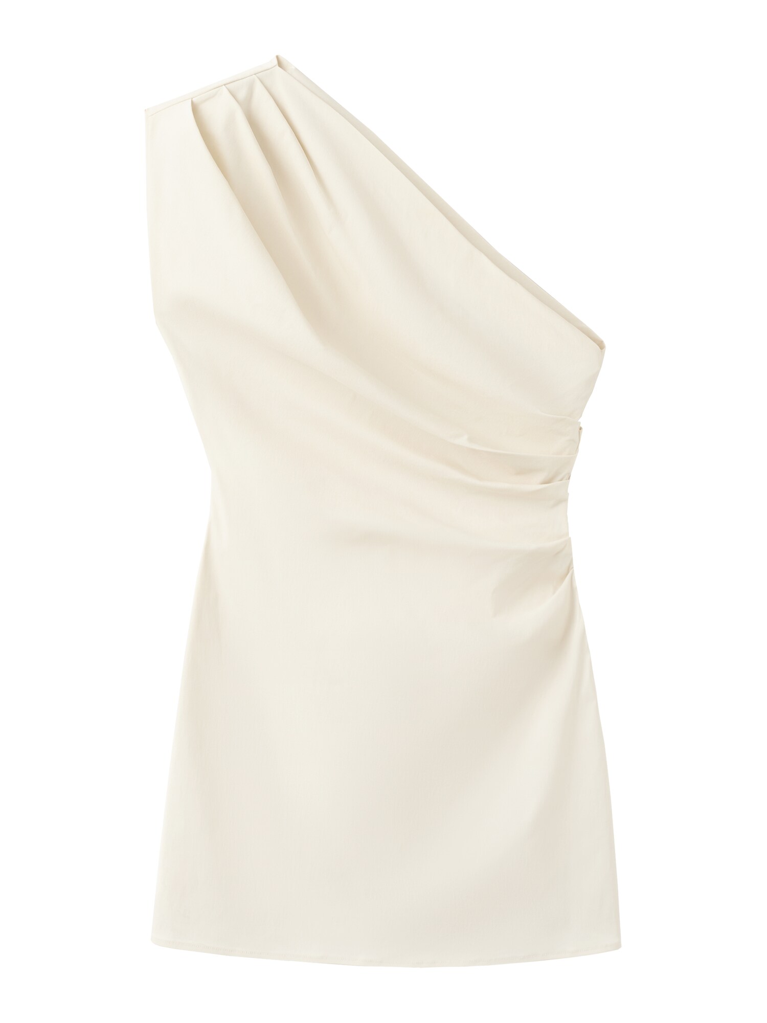 MANGO Kokteilové šaty 'KNOTY'  šedobiela