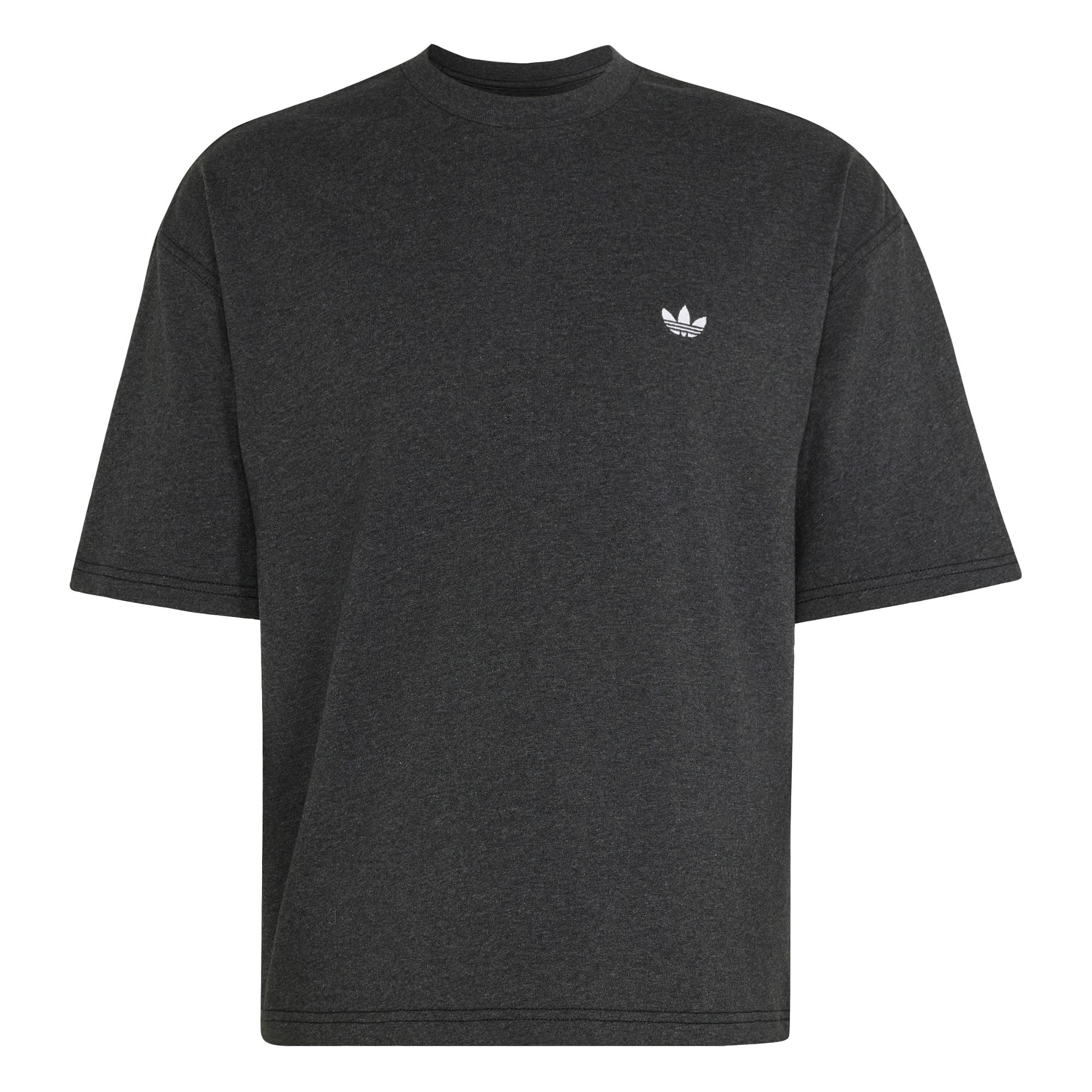ADIDAS ORIGINALS Tricou 'Trefoil Essentials'  gri închis