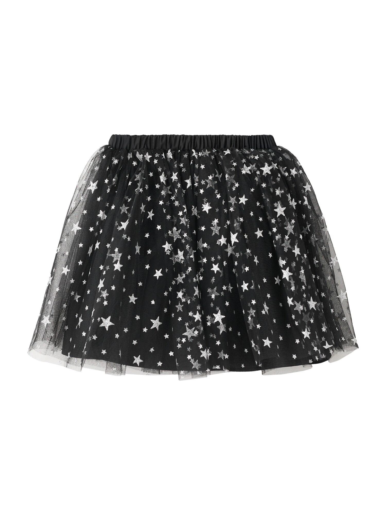 MANGO KIDS Fustă HOCUS  negru / argintiu