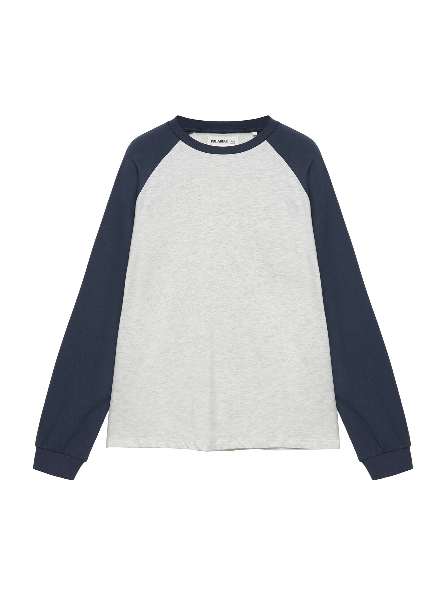 Pull&Bear Tricou albastru / gri