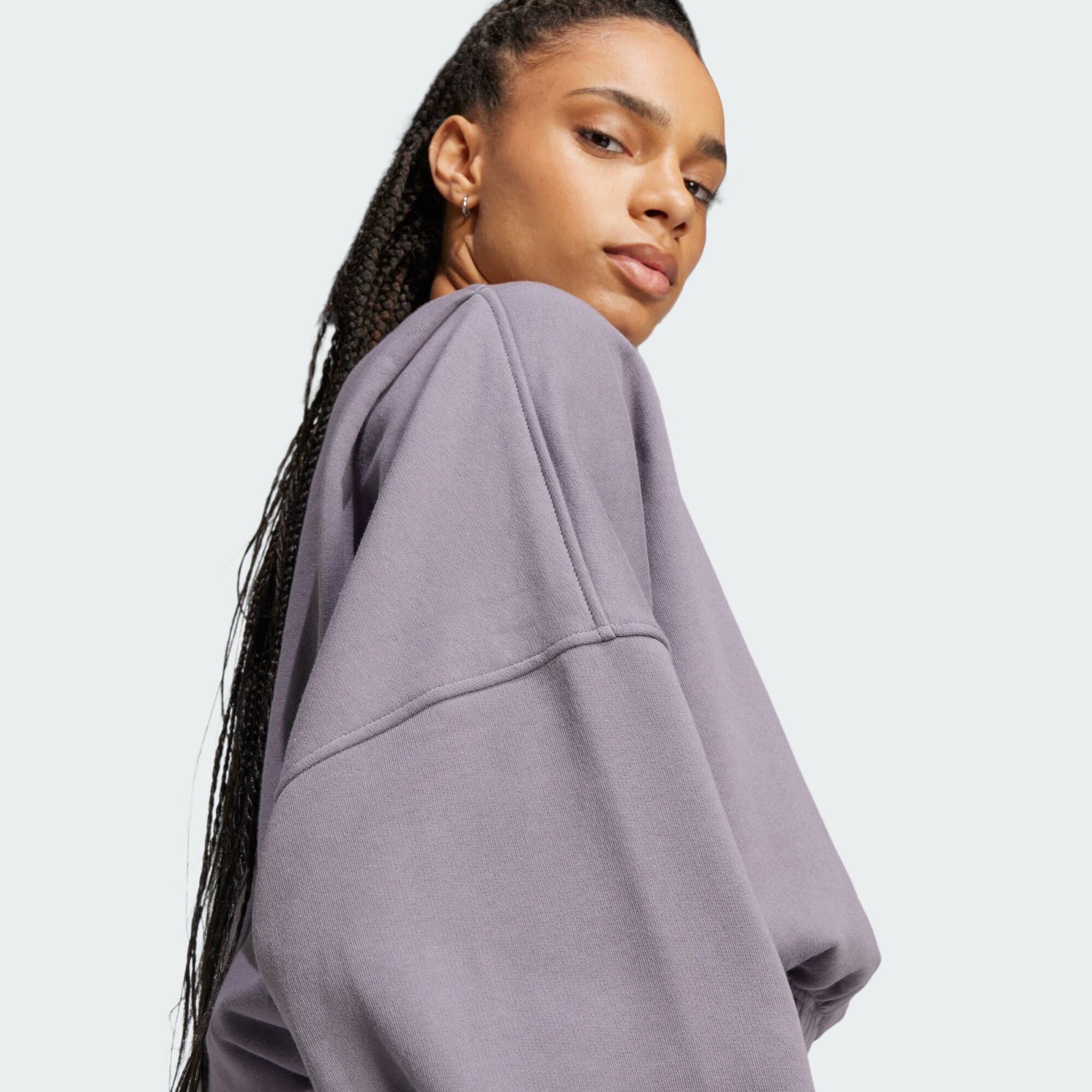 ADIDAS ORIGINALS Mikina 'Premium Essentials' pastelovo fialová (obrázok 3)