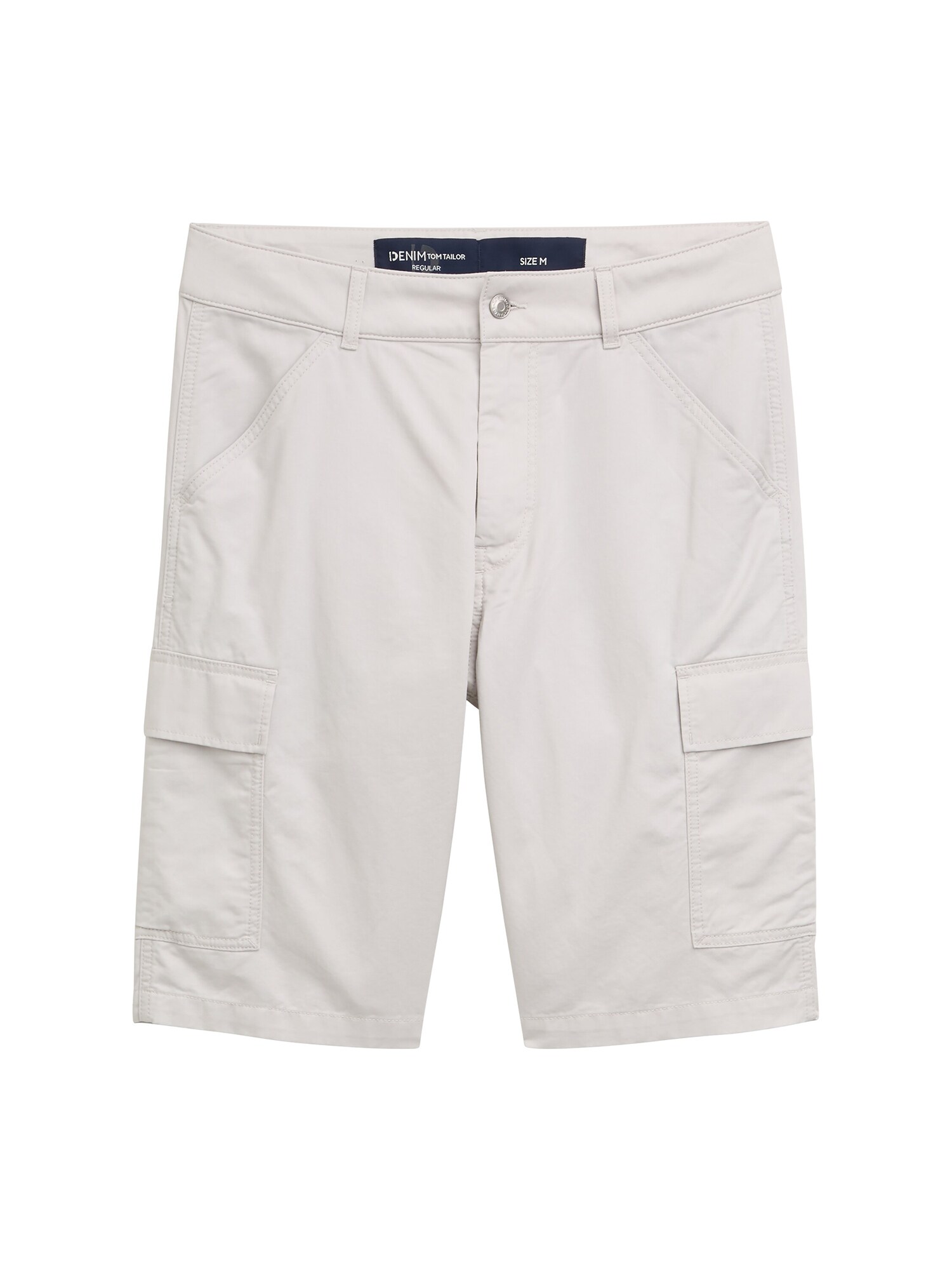 TOM TAILOR DENIM Cargo nadrágok  világosszürke / fekete akciós termékkép 1