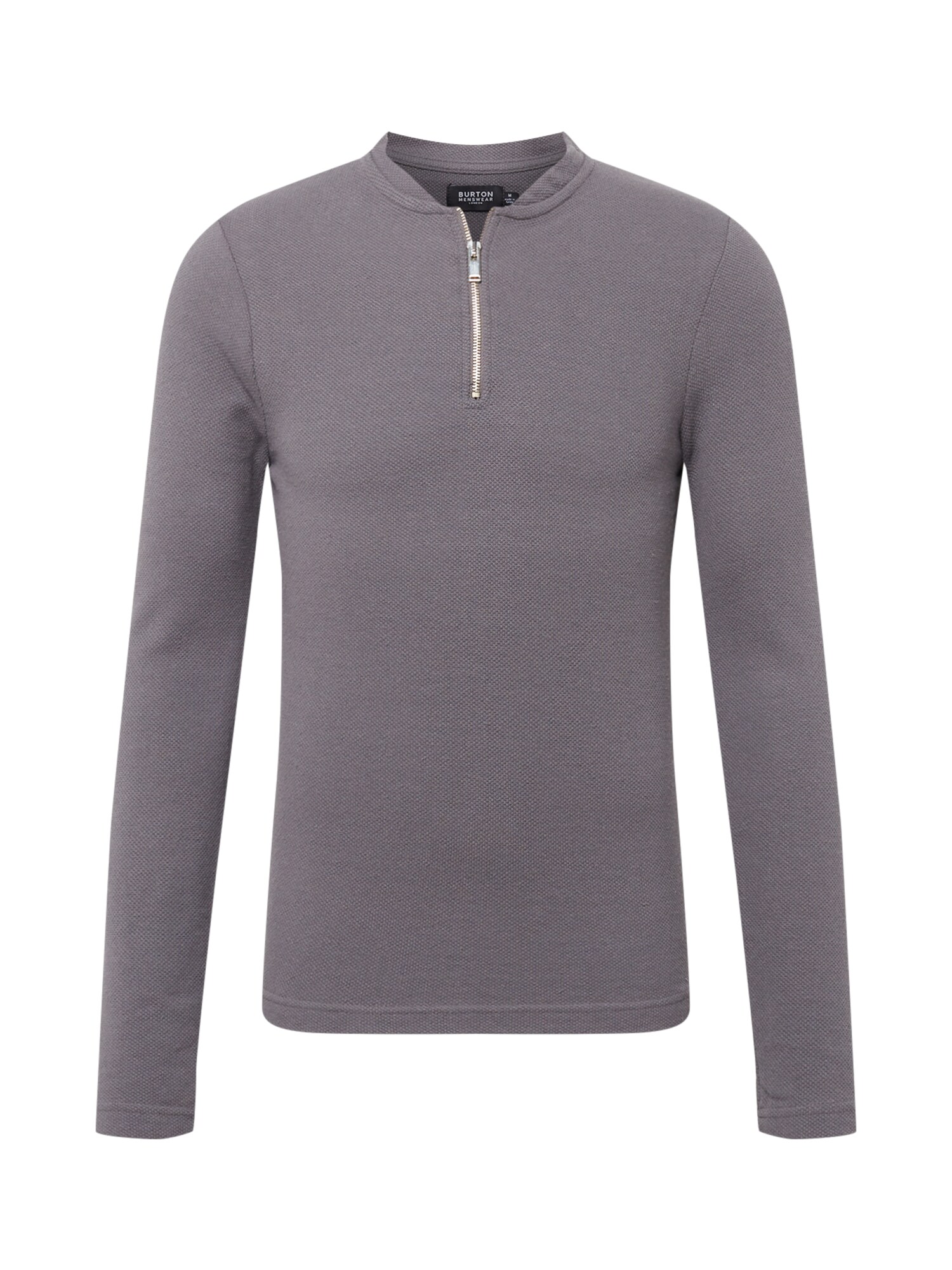 BURTON MENSWEAR LONDON Тениска  тъмносиво