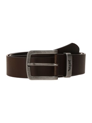 LEVI'S ® Cinturón 'Metal Two Horse Keeper Belt'  marrón oscuro